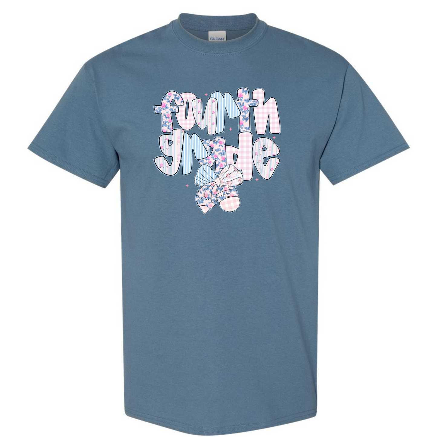 Floral Back to School Bubble Letters Fourth Grade