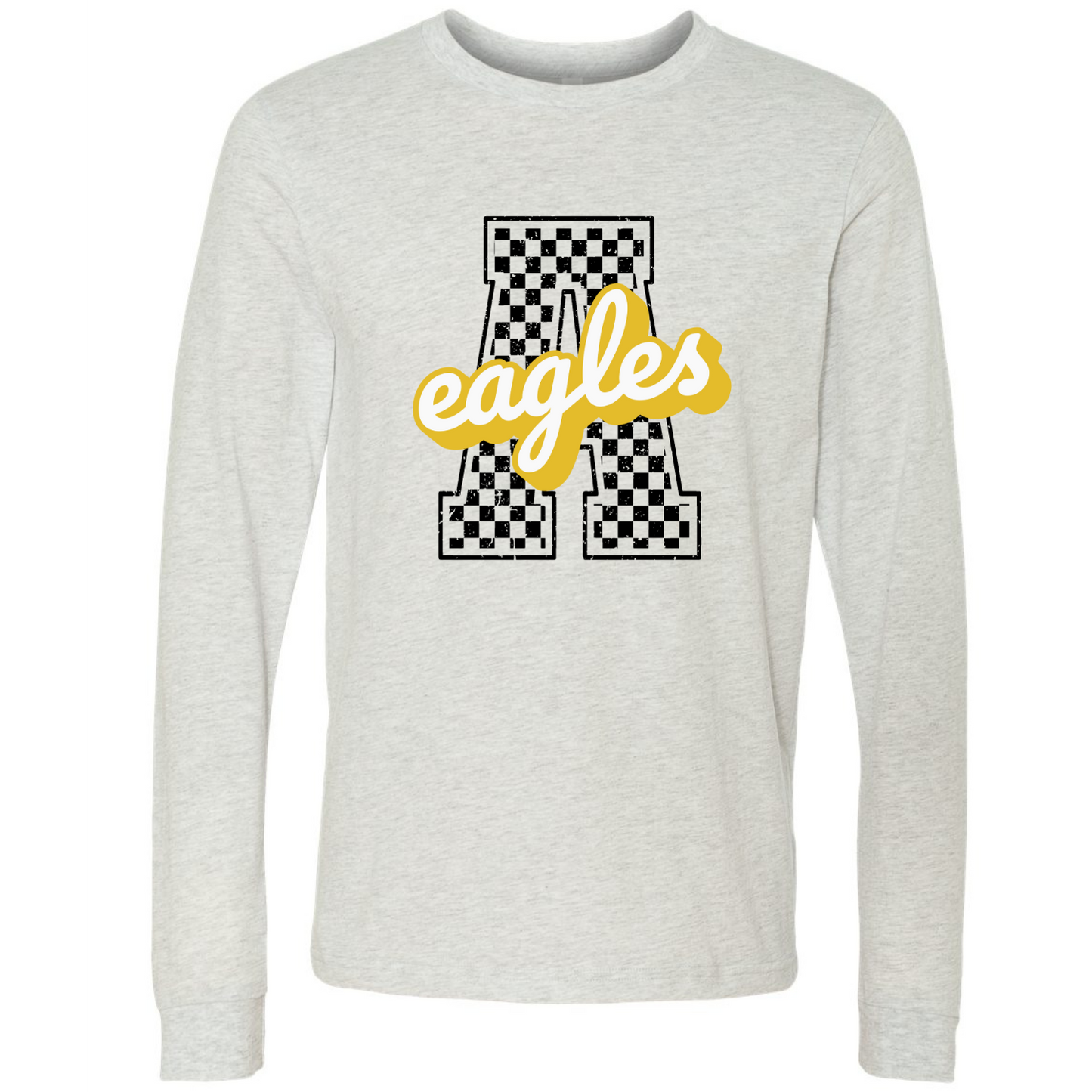 Checkered Varsity Letter - LONG SLEEVE