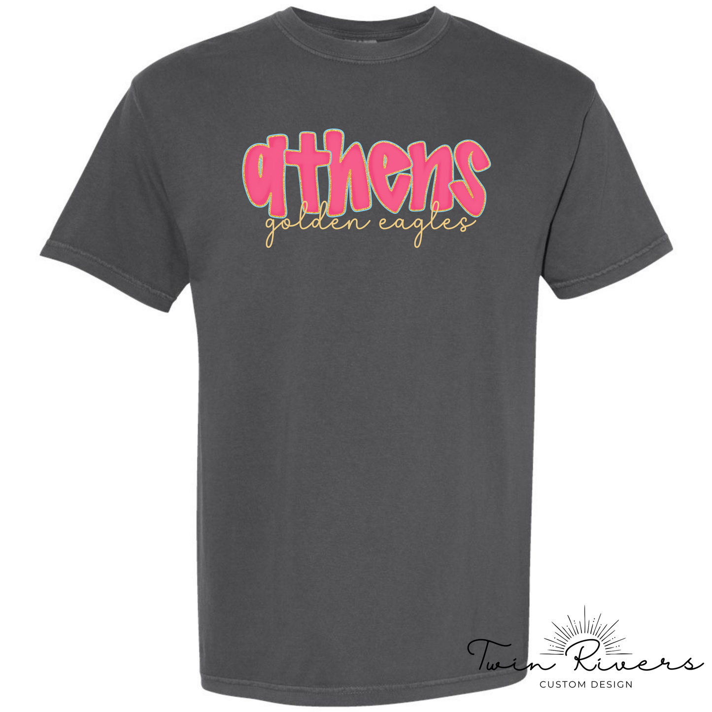 Hot Pink Doodle Athens Golden Eagles