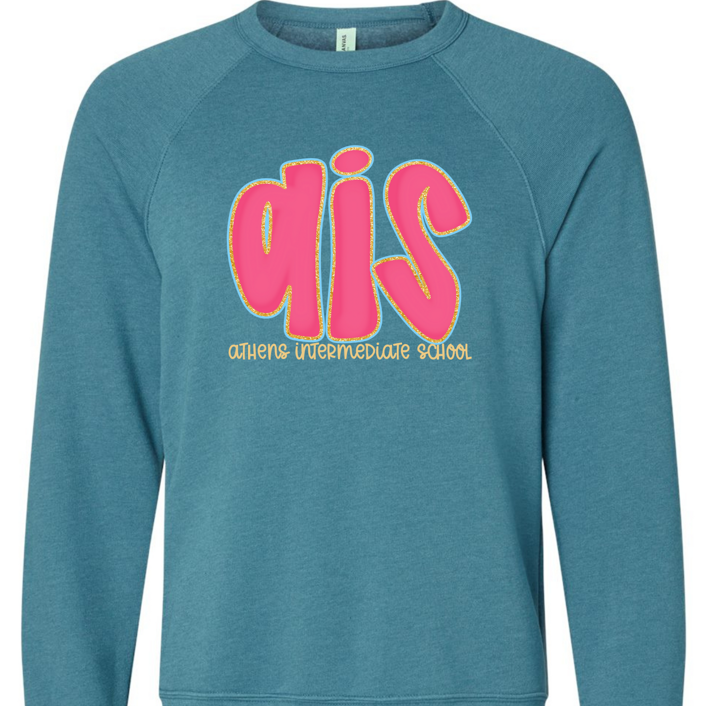 Athens Intermediate School Hot Pink Doodle Letters Sweatshirts