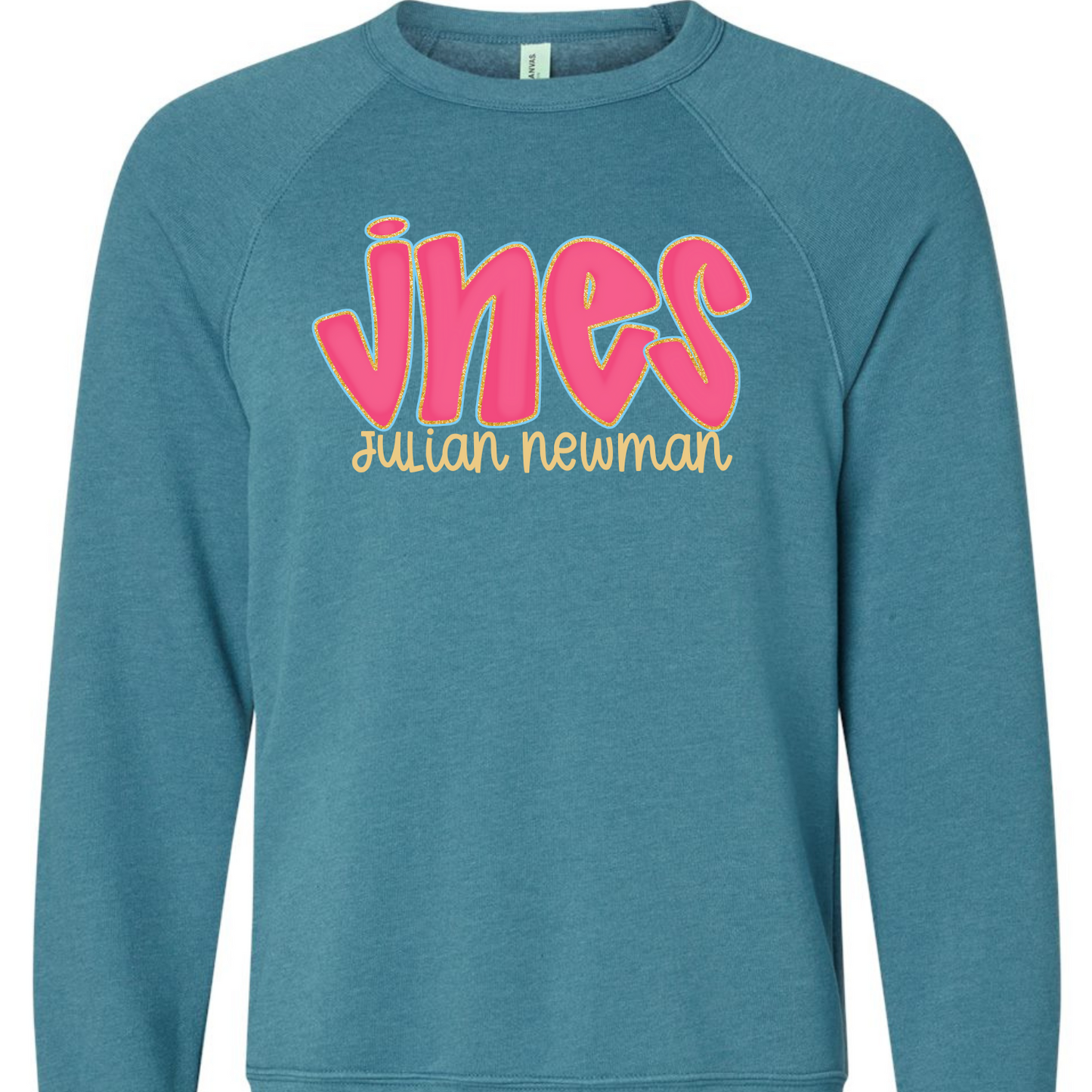 JNES Hot Pink Doodle Letters Tees