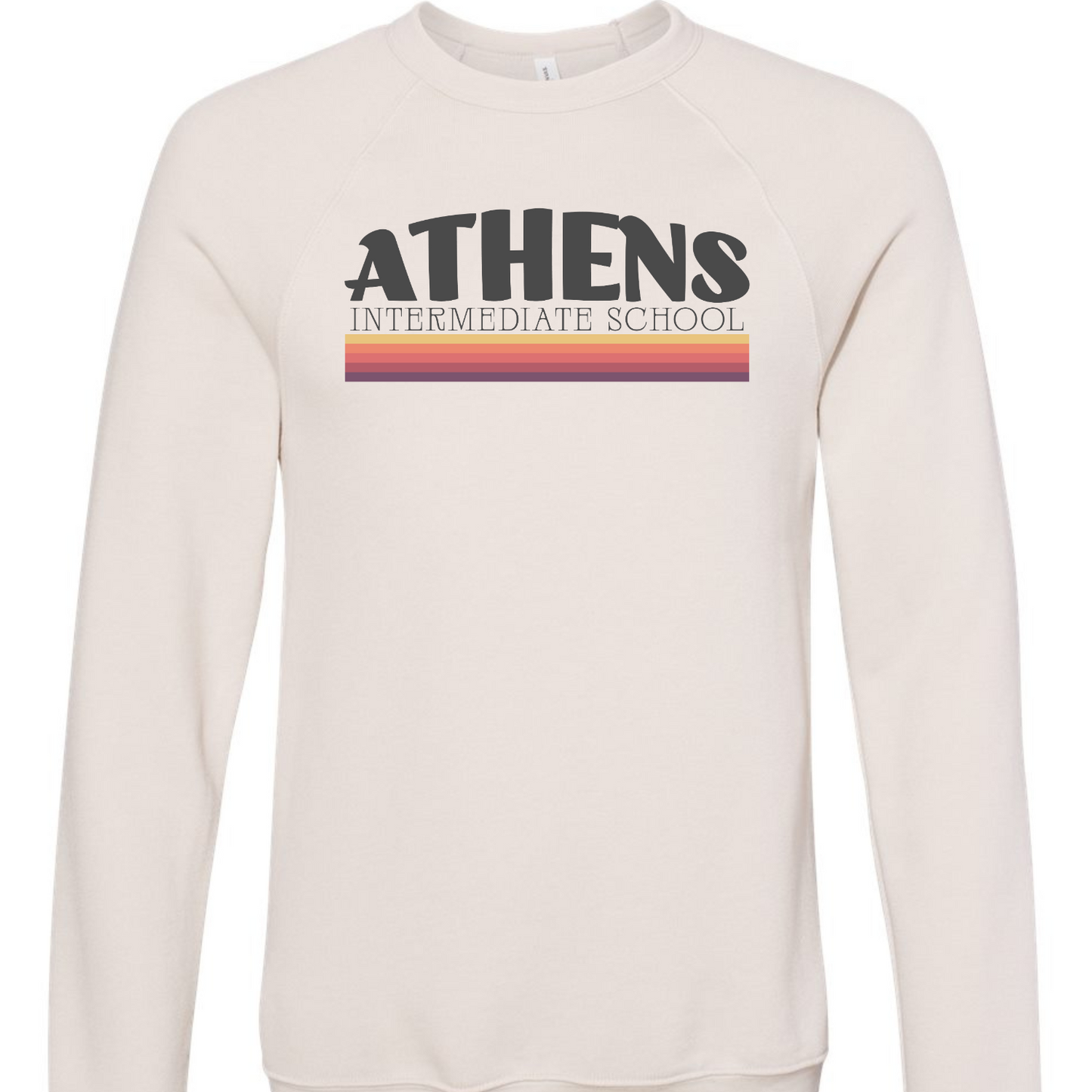 Athens Intermediate School Retro Stripes Sweatshirts
