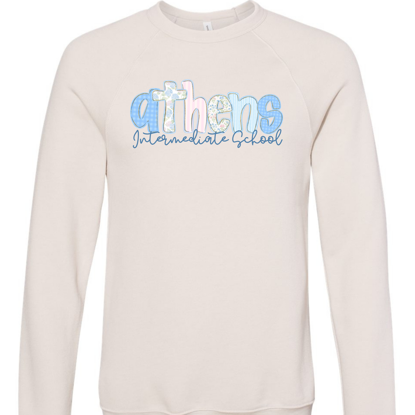 Athens Intermediate School Floral Letters Sweatshirts