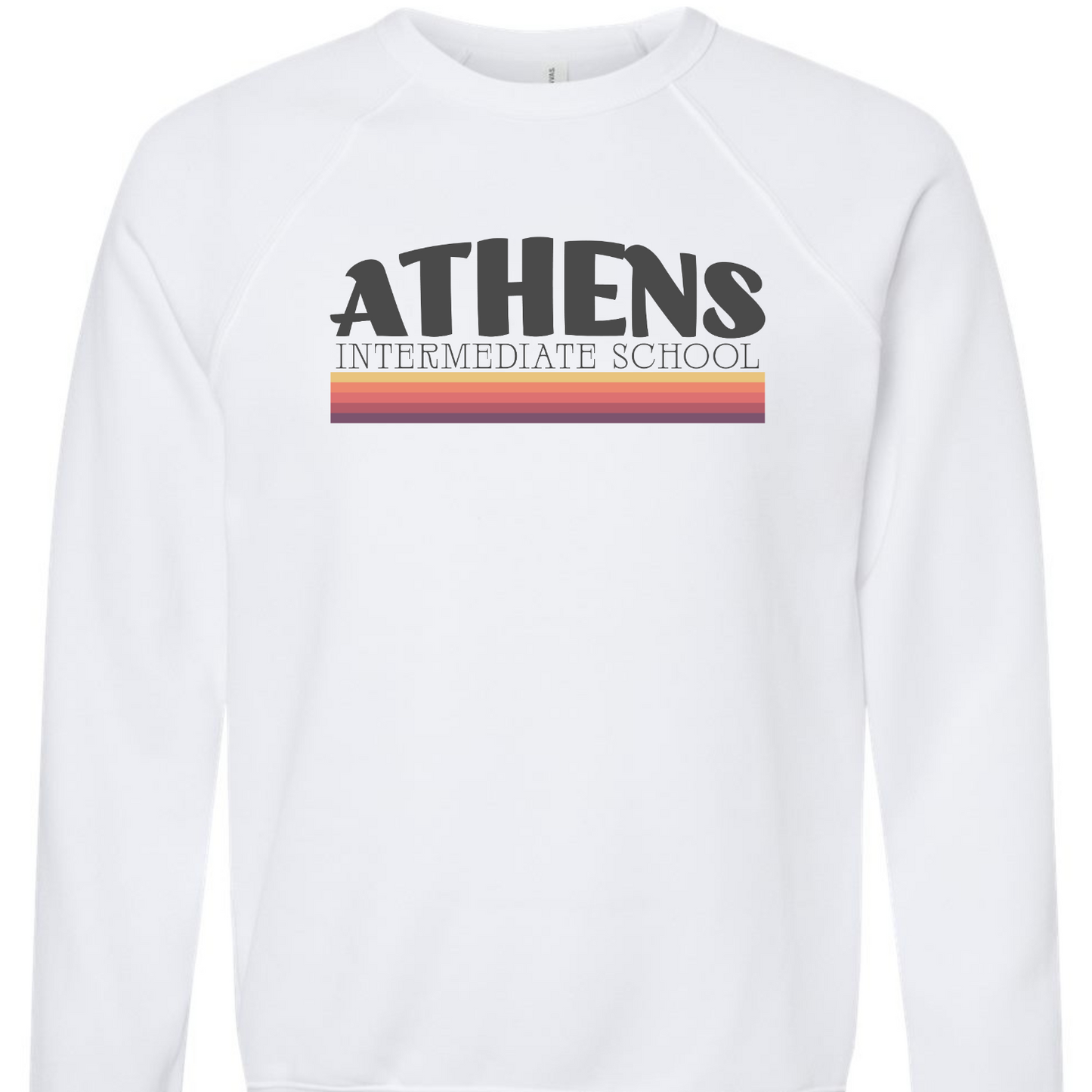 Athens Intermediate School Retro Stripes Sweatshirts