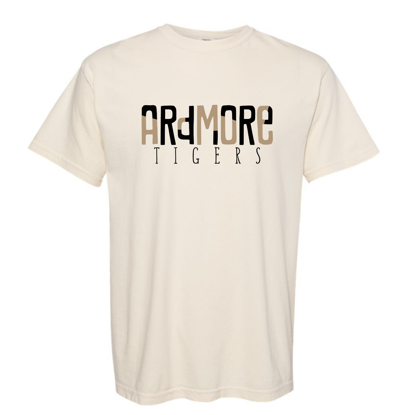 Ardmore Tigers Color Block - Comfort Color Ivory
