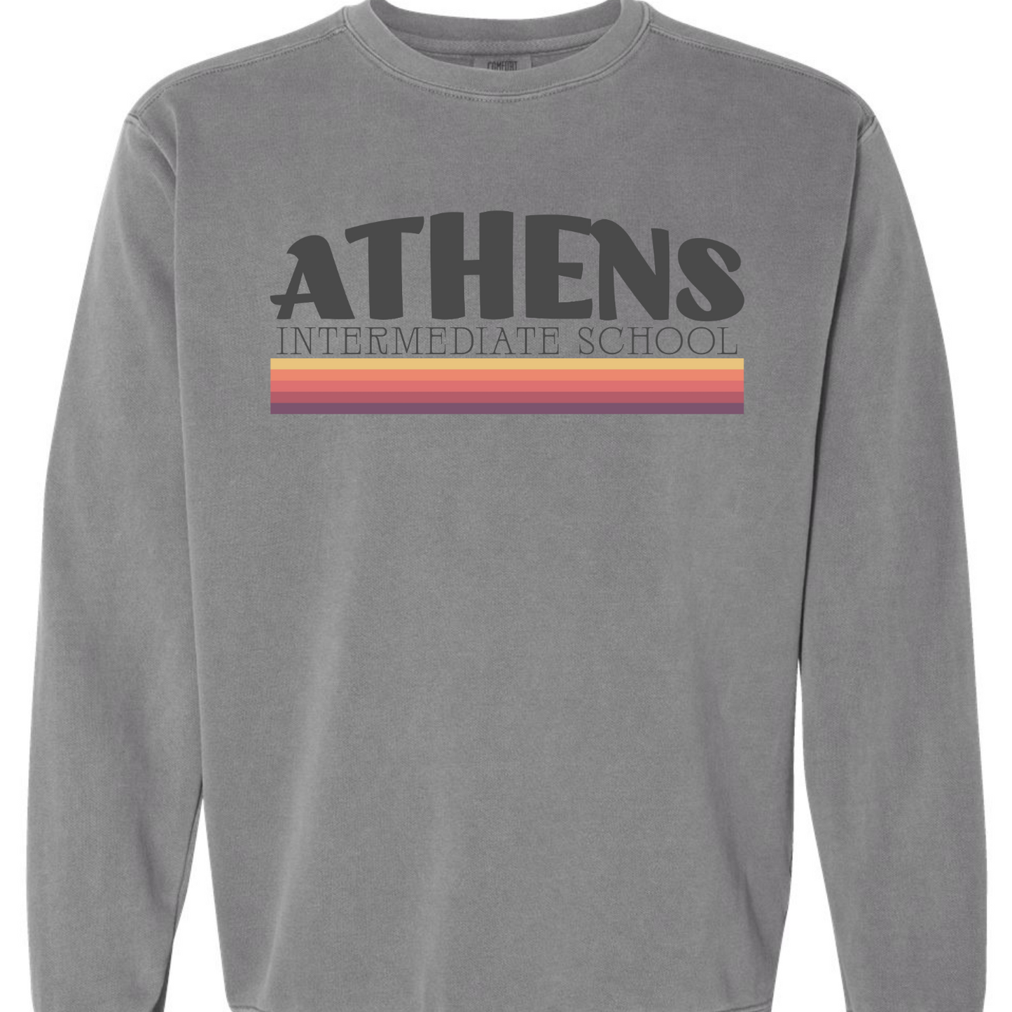 Athens Intermediate School Retro Stripes Sweatshirts