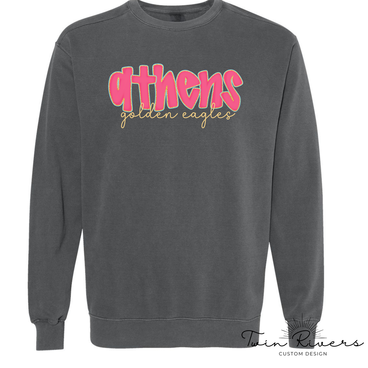 Hot Pink Doodle Athens Golden Eagles
