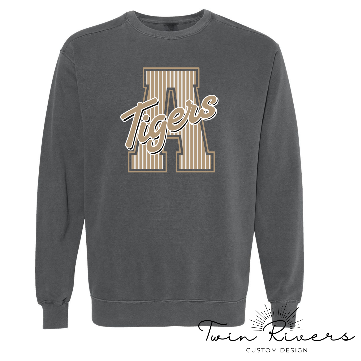 Ardmore Tigers Striped Varsity Letter Sweatshirts