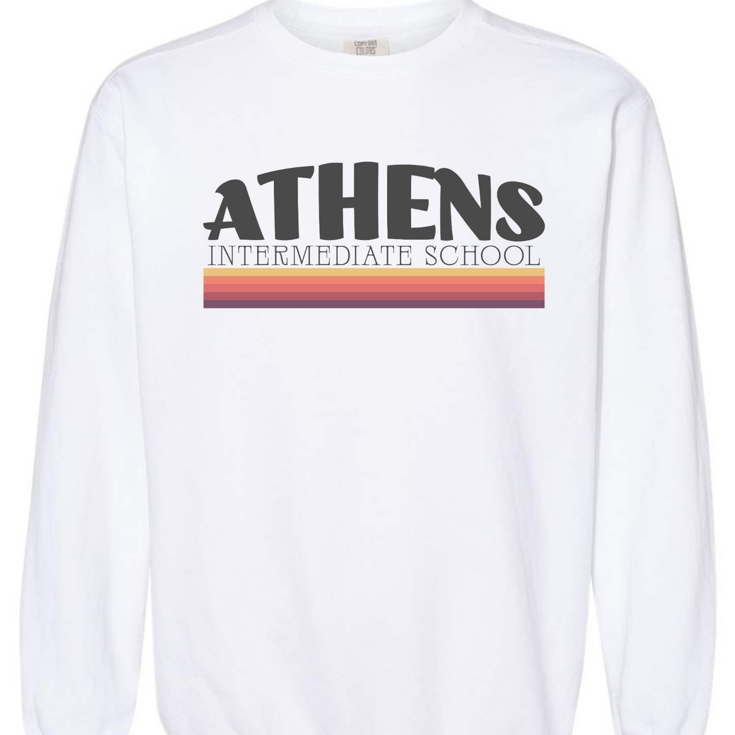 Athens Intermediate School Retro Stripes Sweatshirts