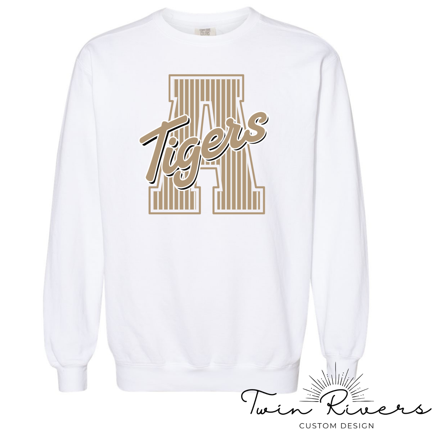 Ardmore Tigers Striped Varsity Letter Sweatshirts