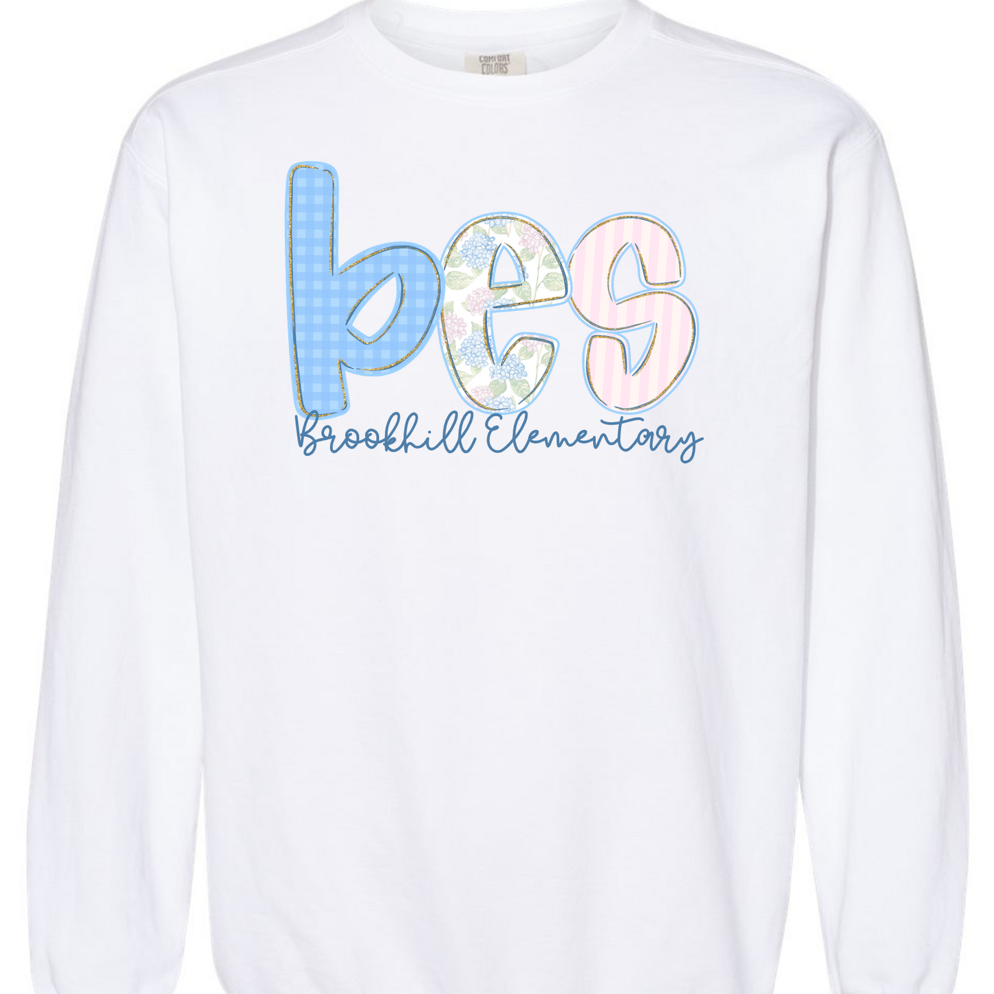 BES Floral Letters Sweatshirts