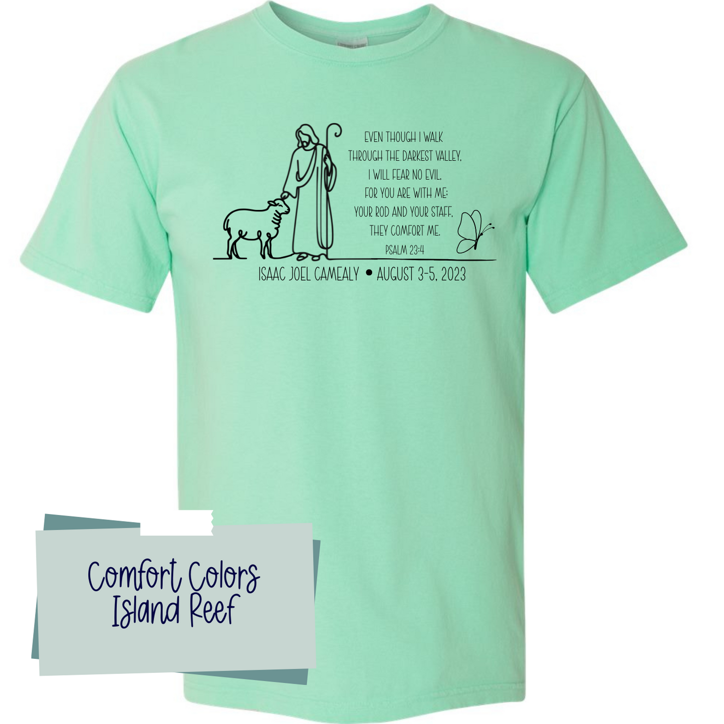 Isaac Joel Camealy Psalm 23:4 Green