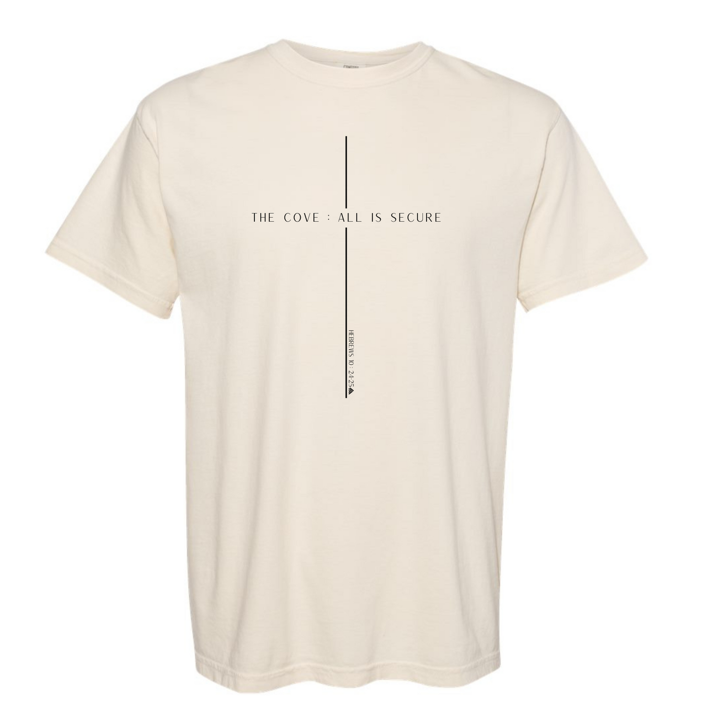 The Cove Comfort Color Ivory Short Sleeve Tee