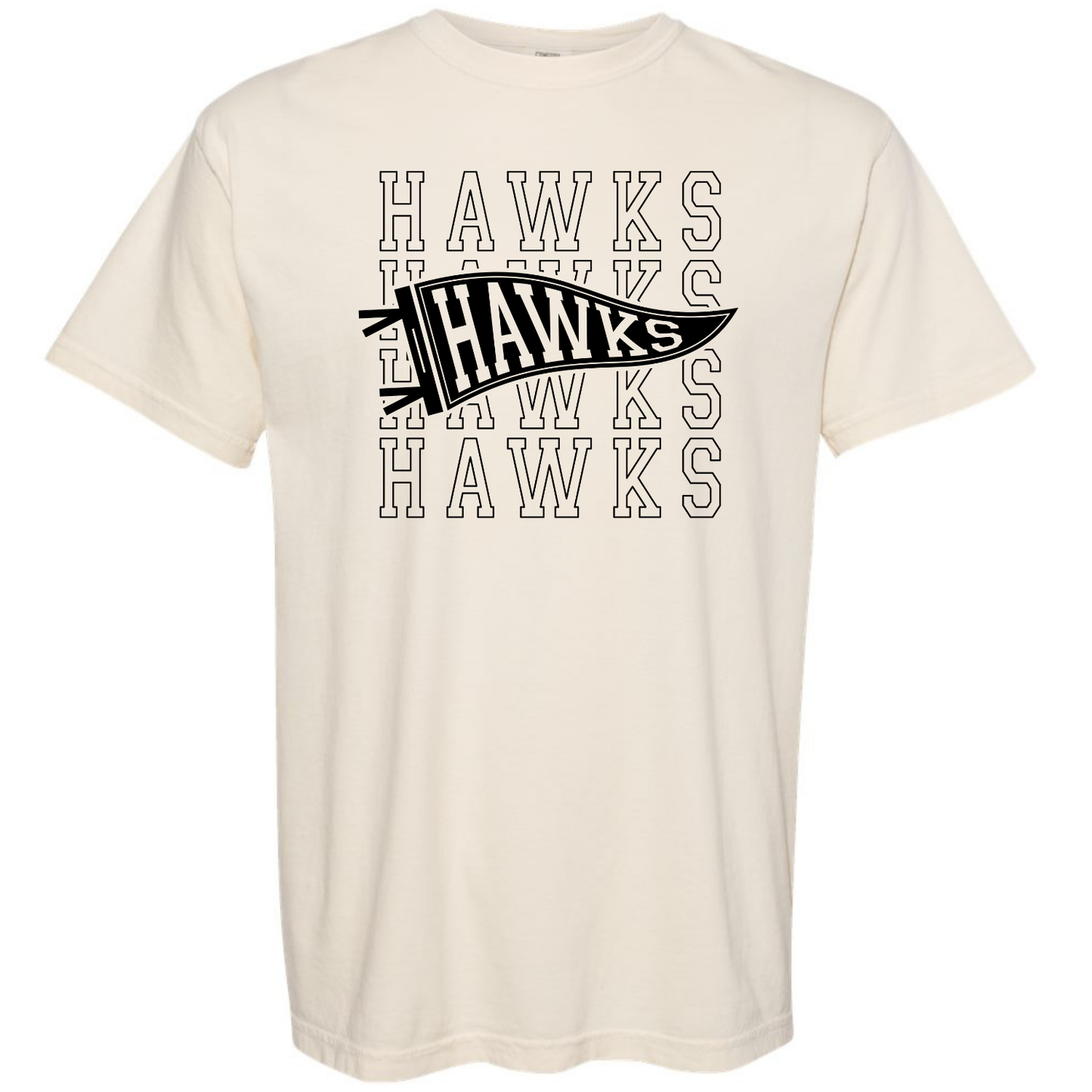 MMS Hawks Pennant Tees
