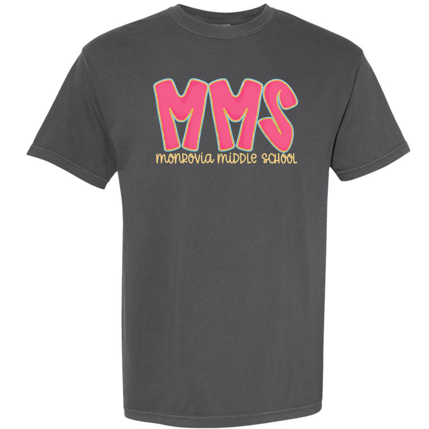 MMS Hot Pink Doodle Letter Tees