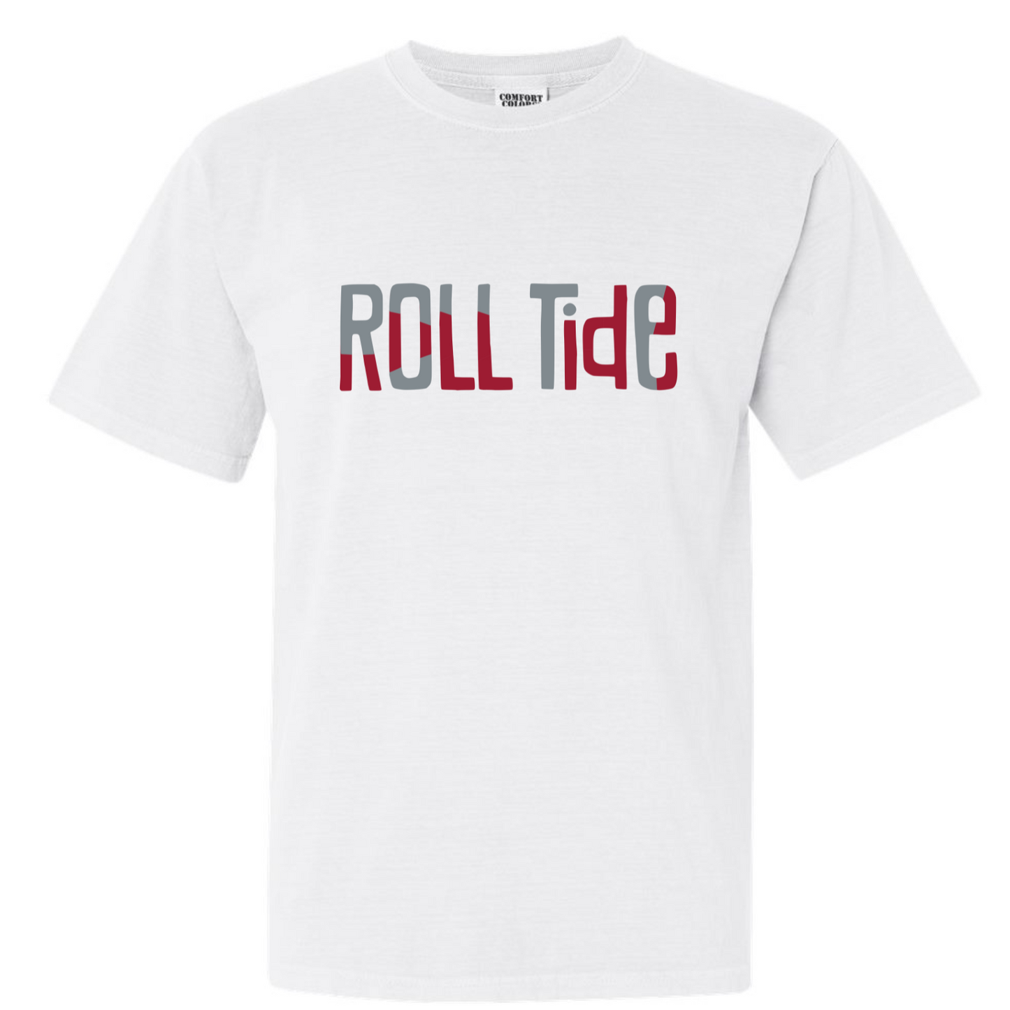 Roll Tide - White Comfort Color Short Sleeve