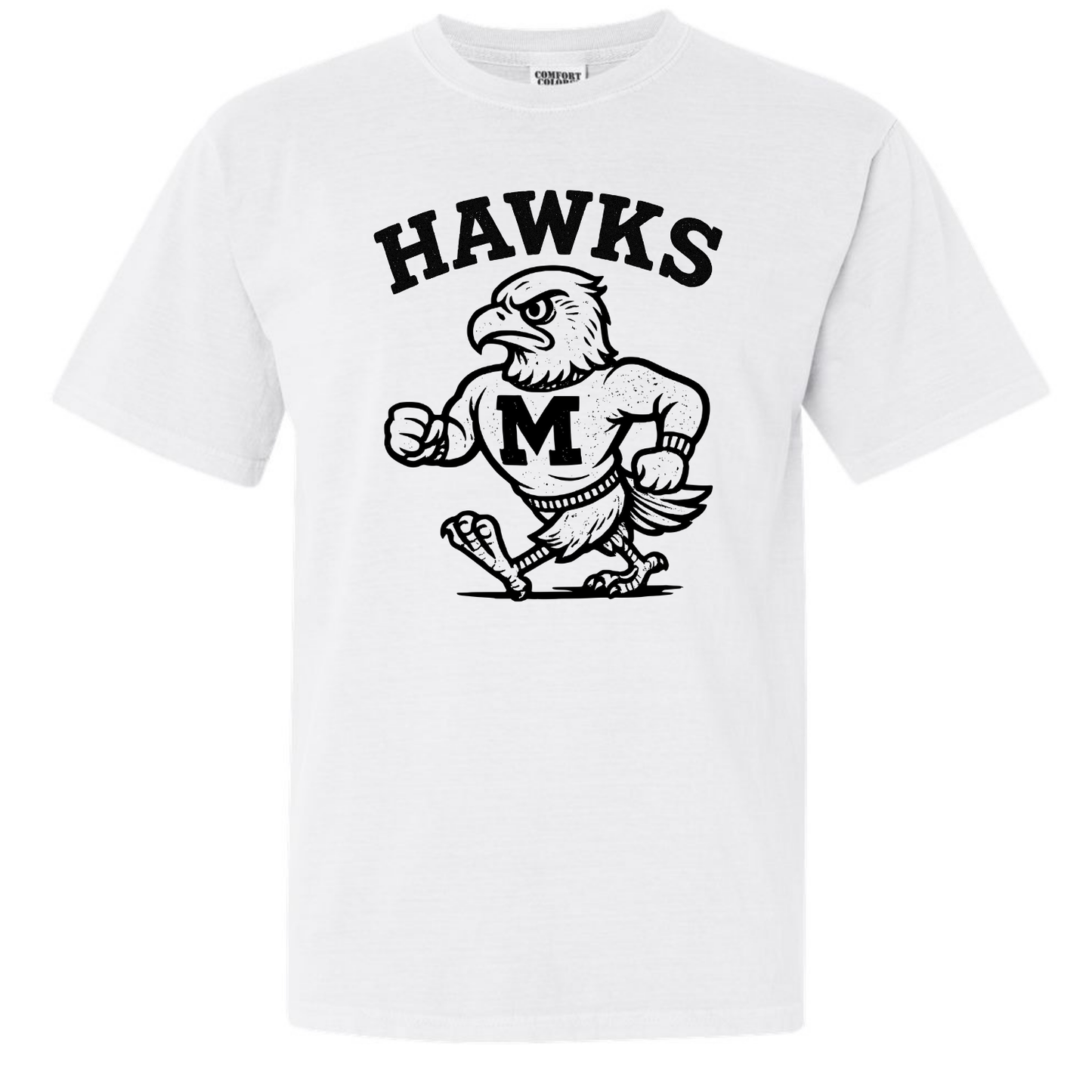 Retro Hawks Mascot Tees