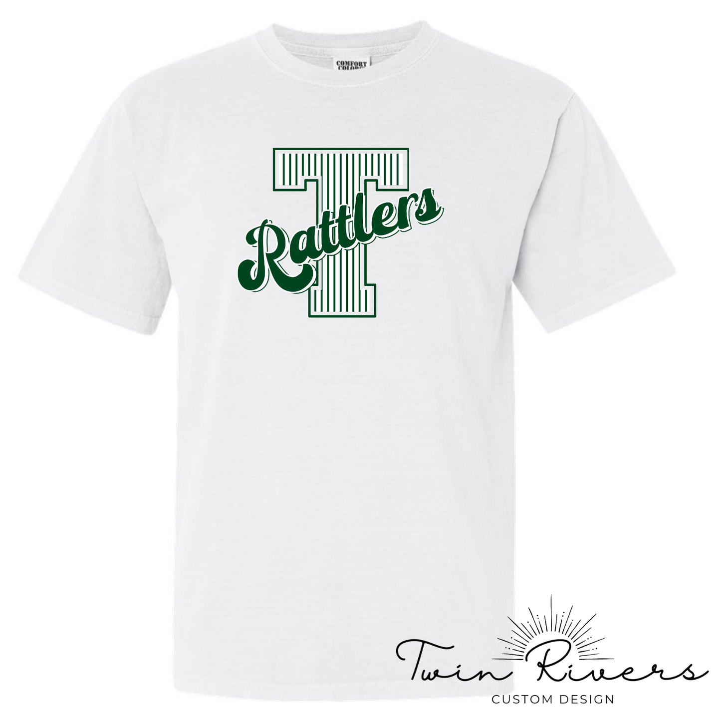 Tanner Rattlers Varsity Striped Letter Tees