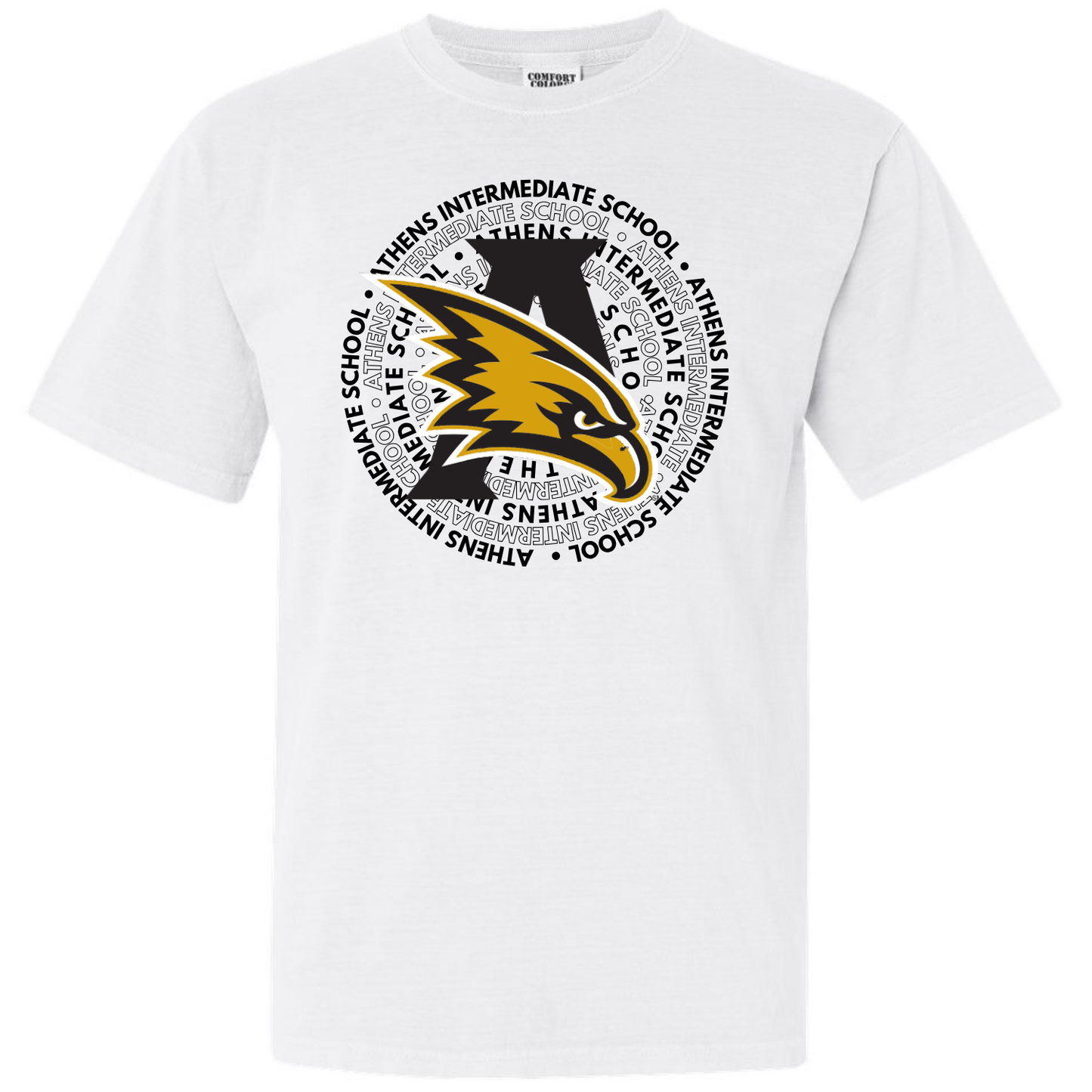 Athens Intermediate School Round Logo Short Sleeve Shirts