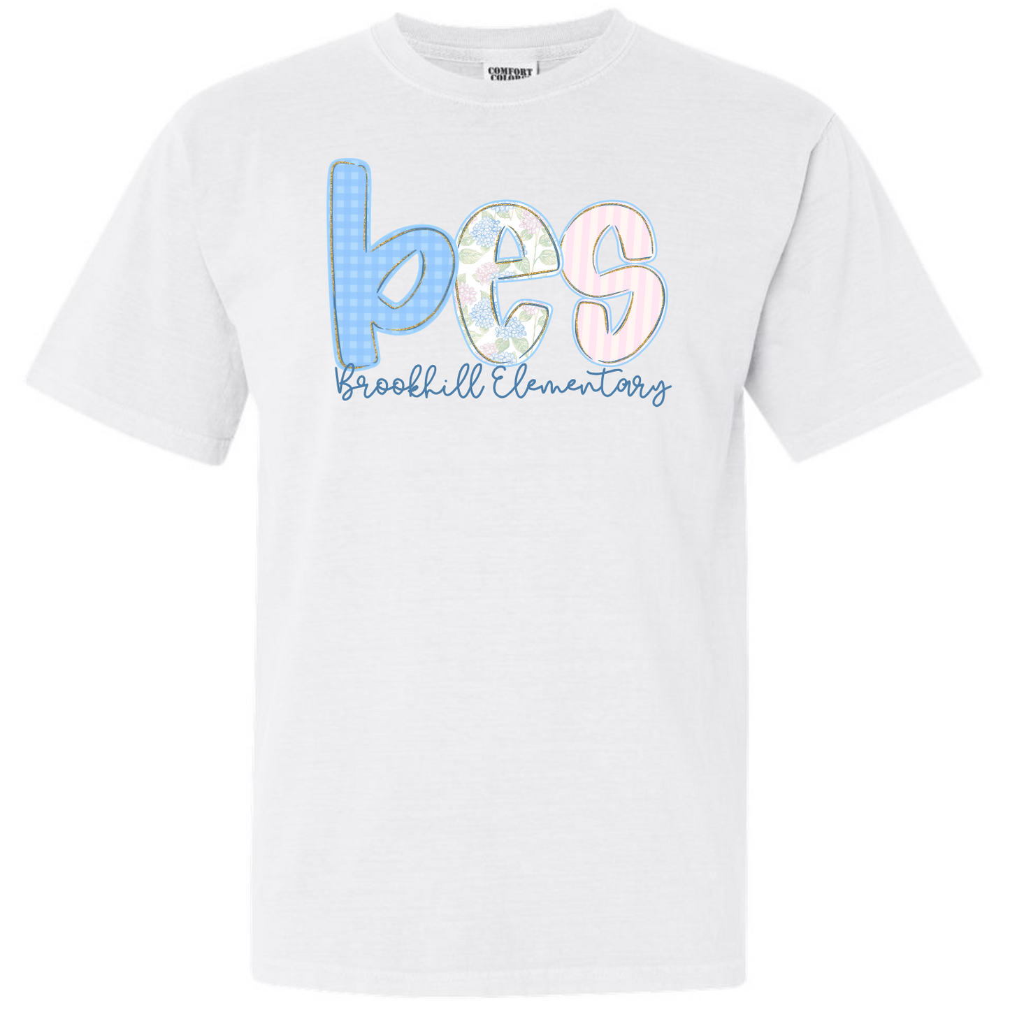 BES Floral Letters Short Sleeve Tees