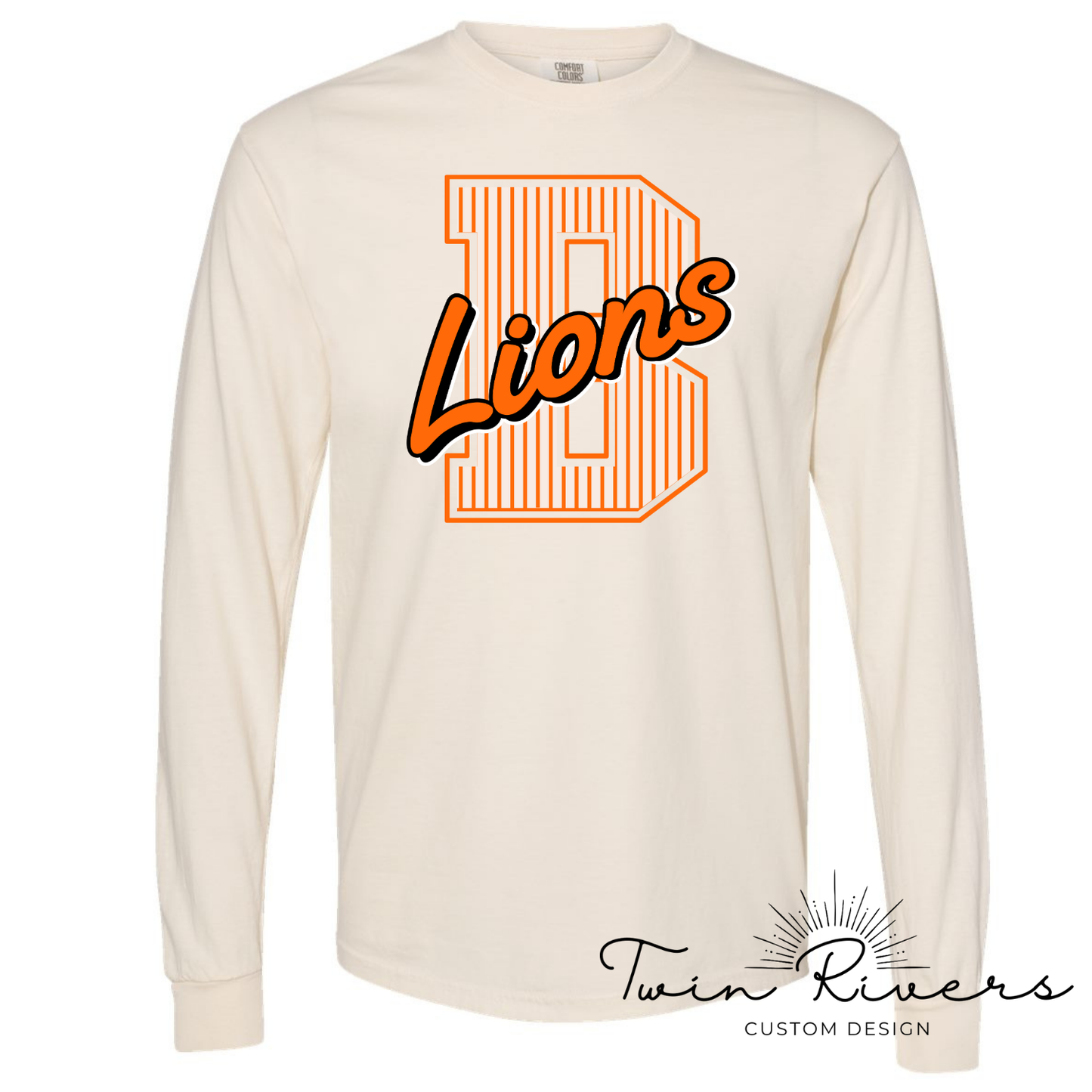 Brooks Lions Varsity Striped Long Sleeve