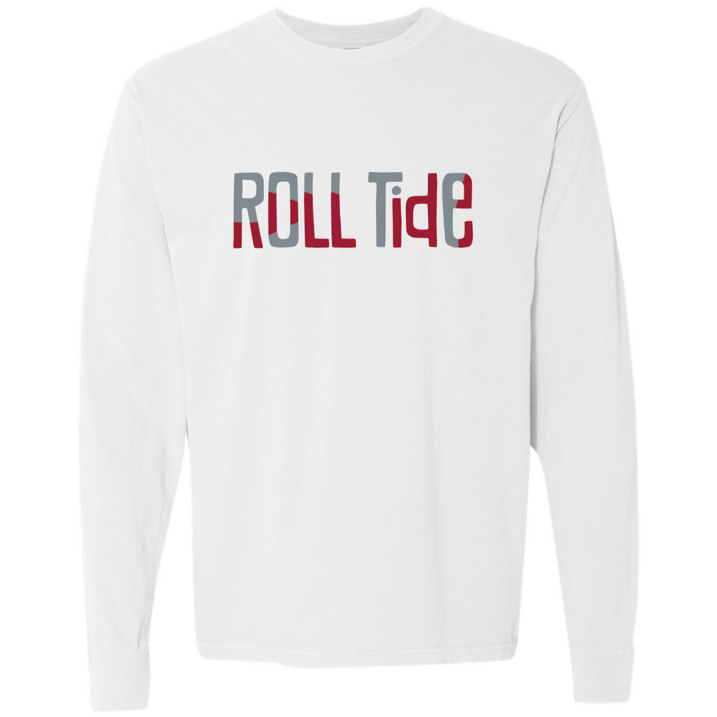 Roll Tide - White Comfort Color Long Sleeve