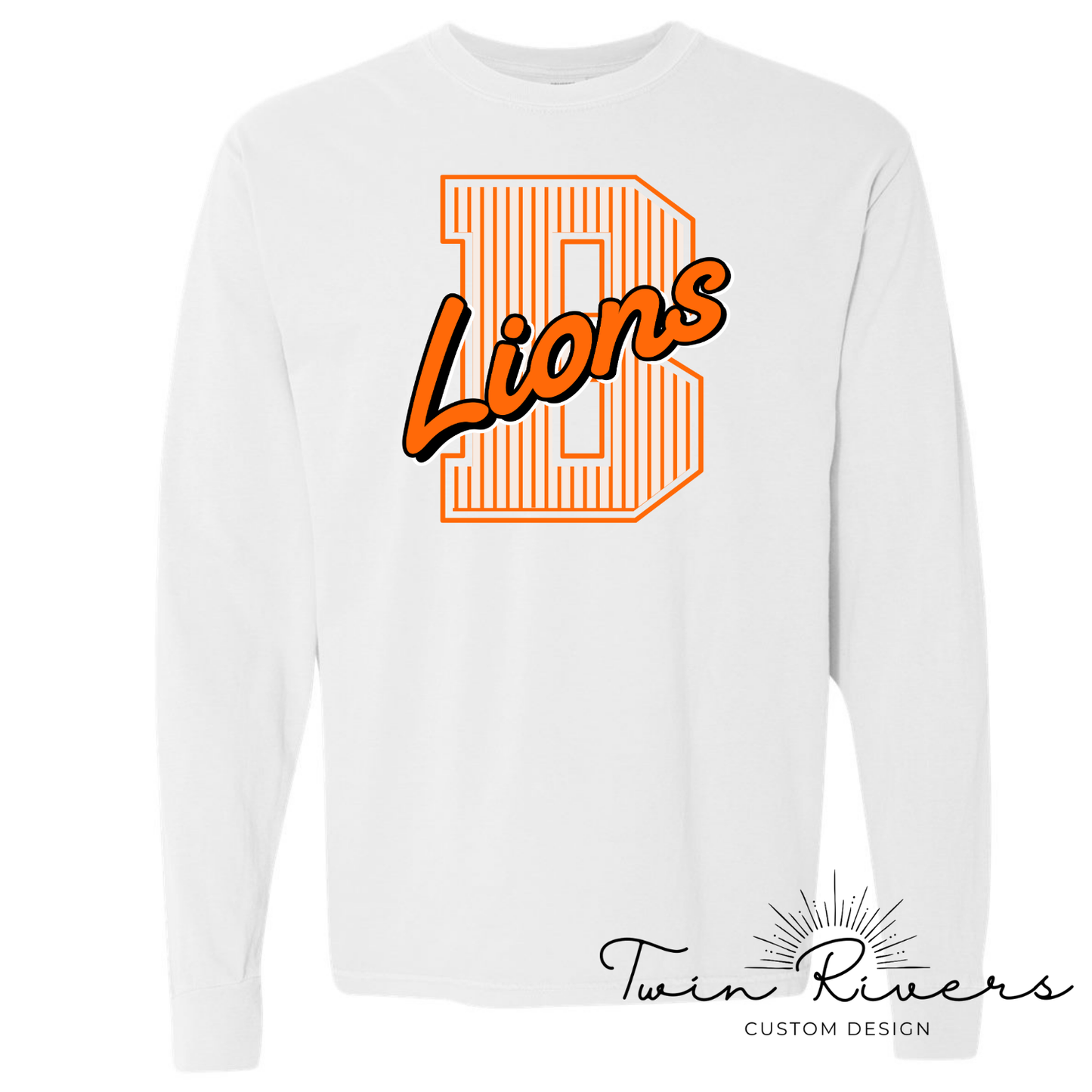 Brooks Lions Varsity Striped Long Sleeve