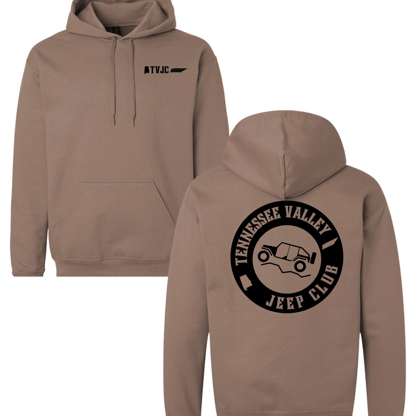 Tennessee Valley Jeep Club Hoodies