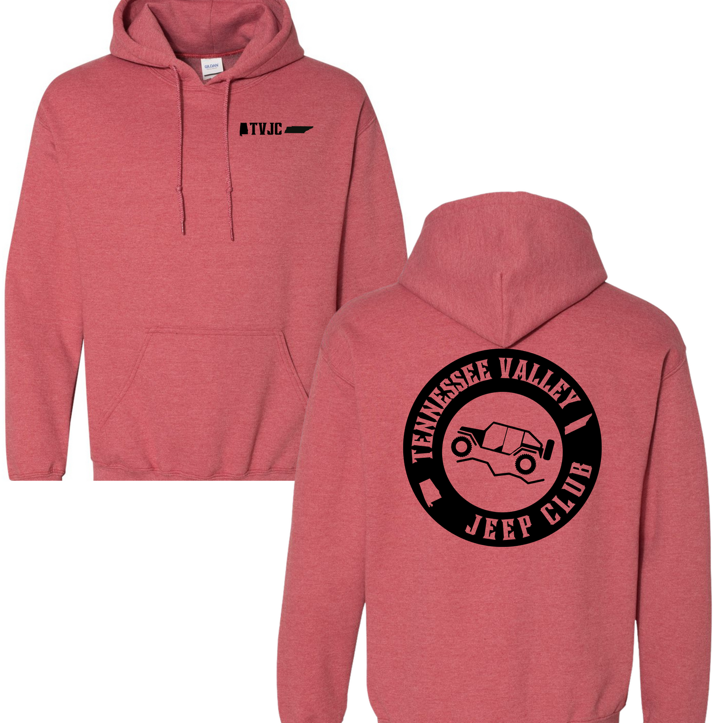 Tennessee Valley Jeep Club Hoodies