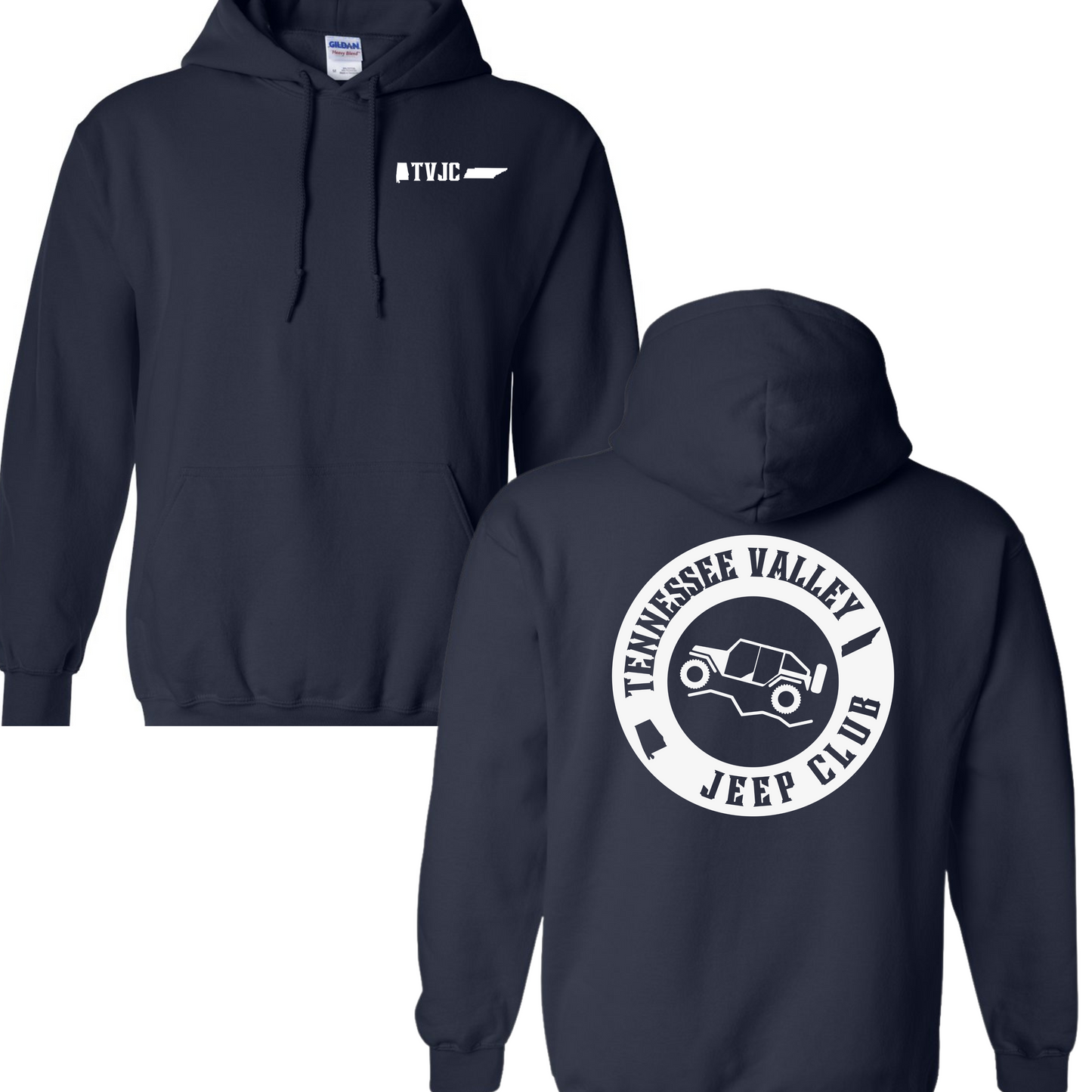 Tennessee Valley Jeep Club Hoodies