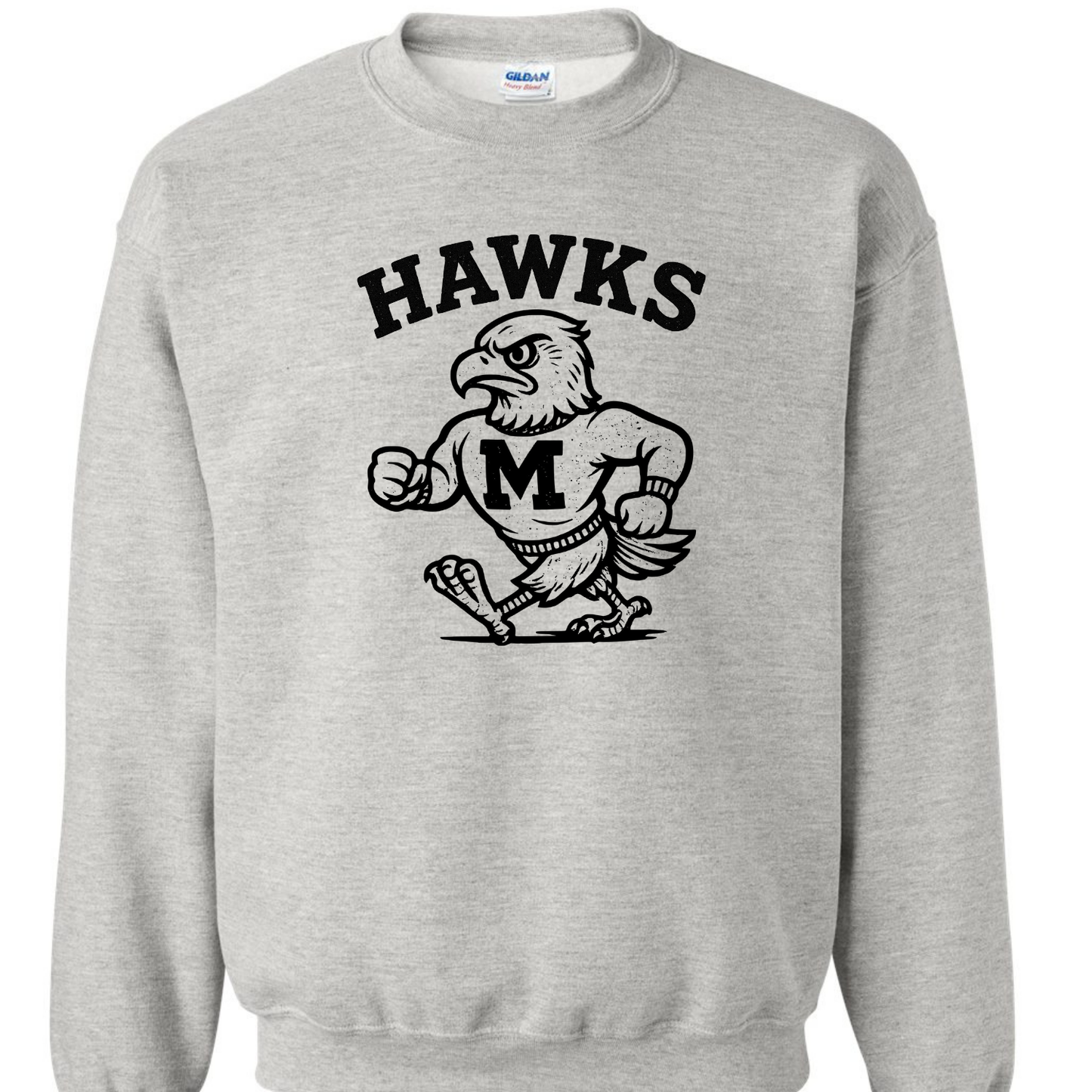 MMS Retro Hawks Mascot Sweatshirts
