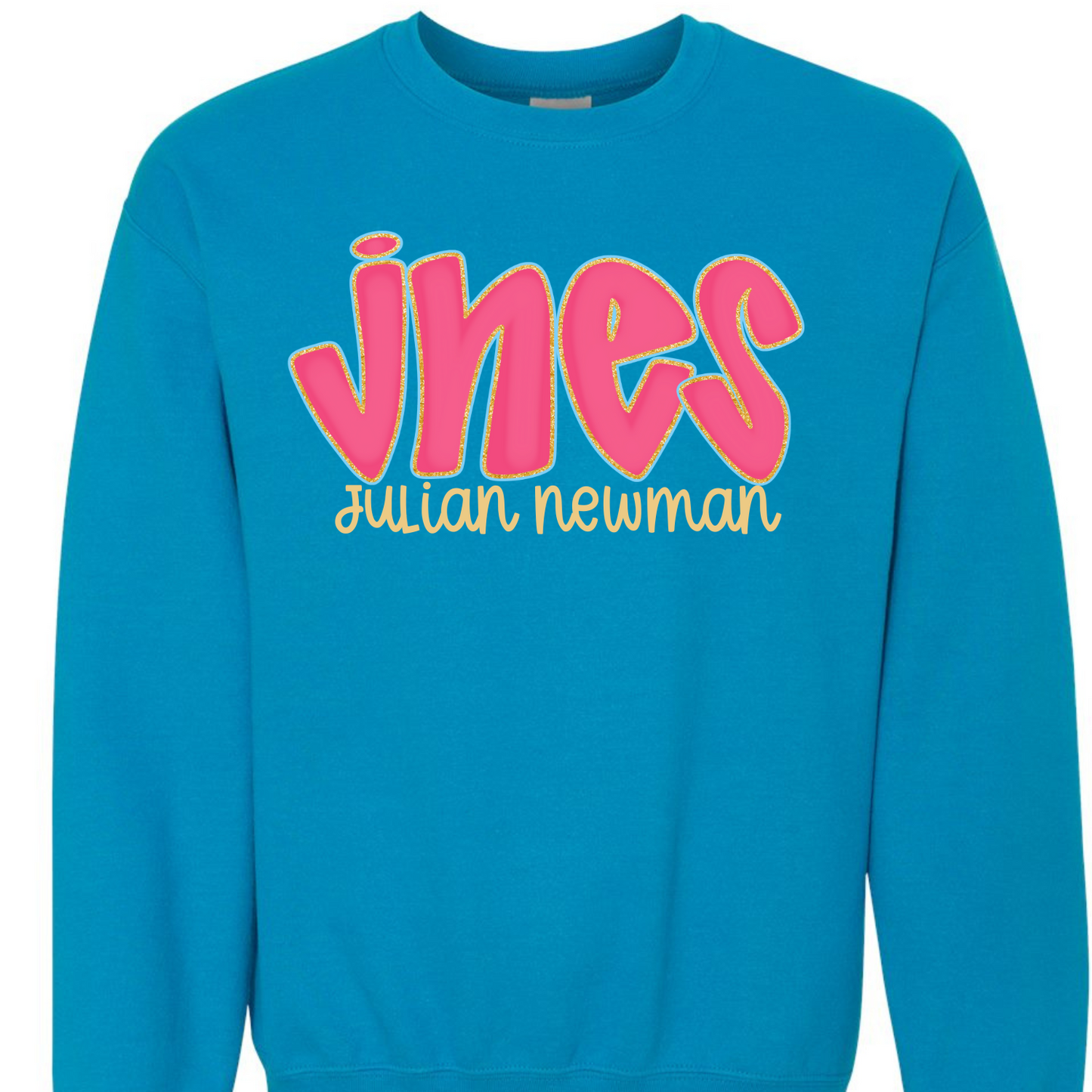 JNES Hot Pink Doodle Letters Tees