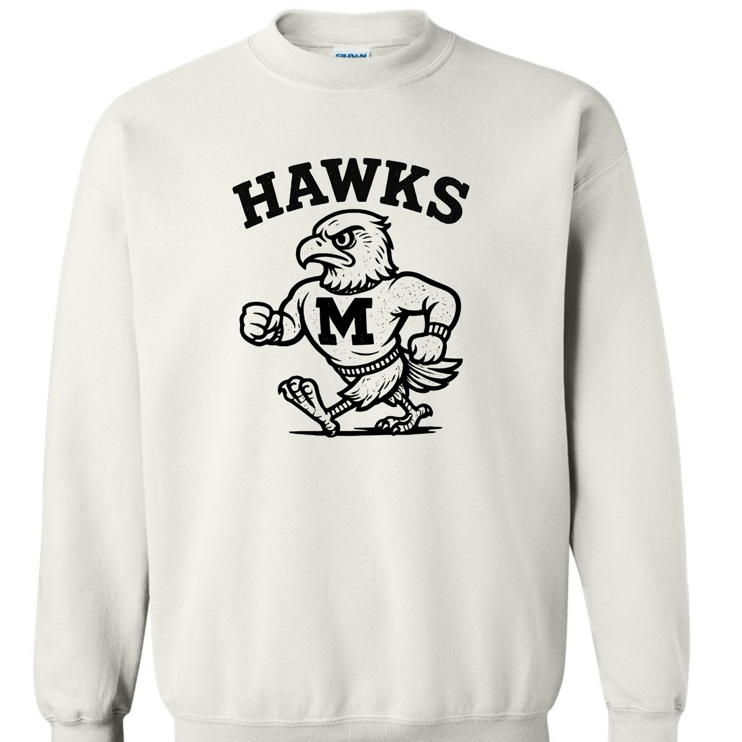 MMS Retro Hawks Mascot Sweatshirts
