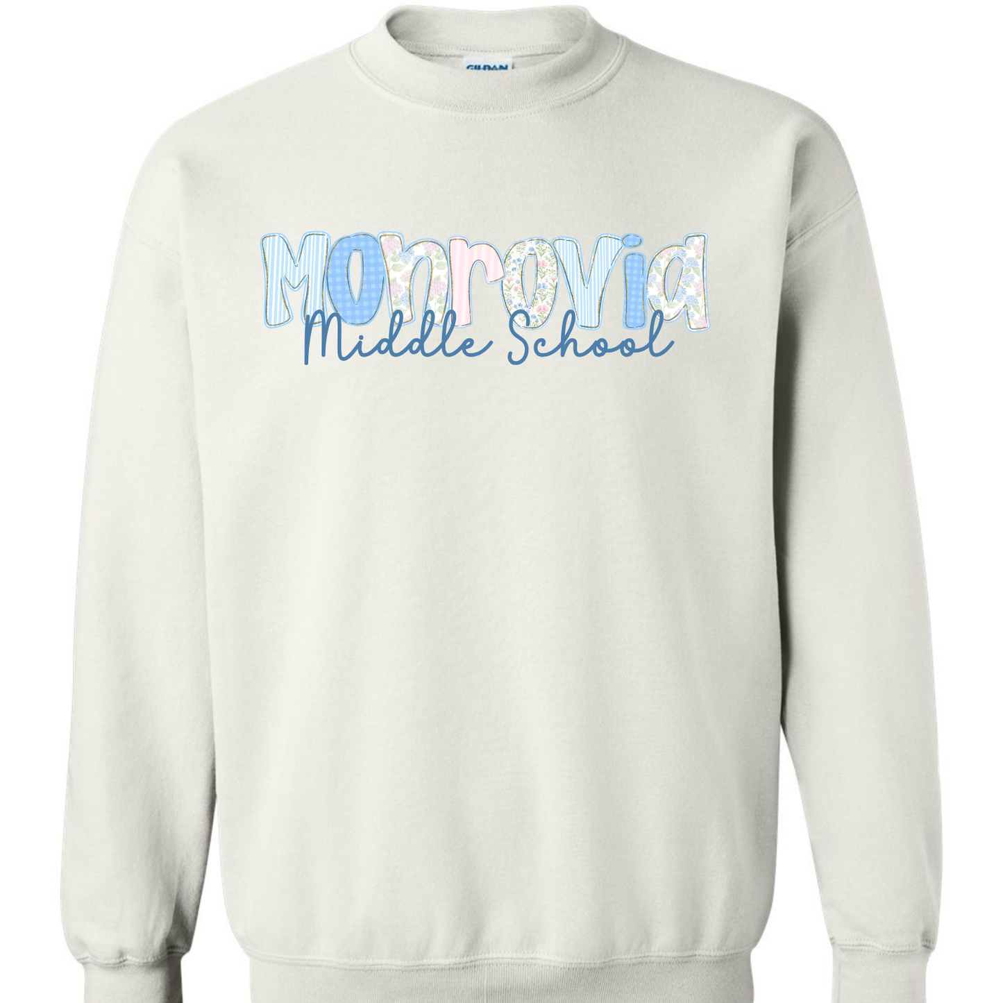 MMS Floral Letters Sweatshirts