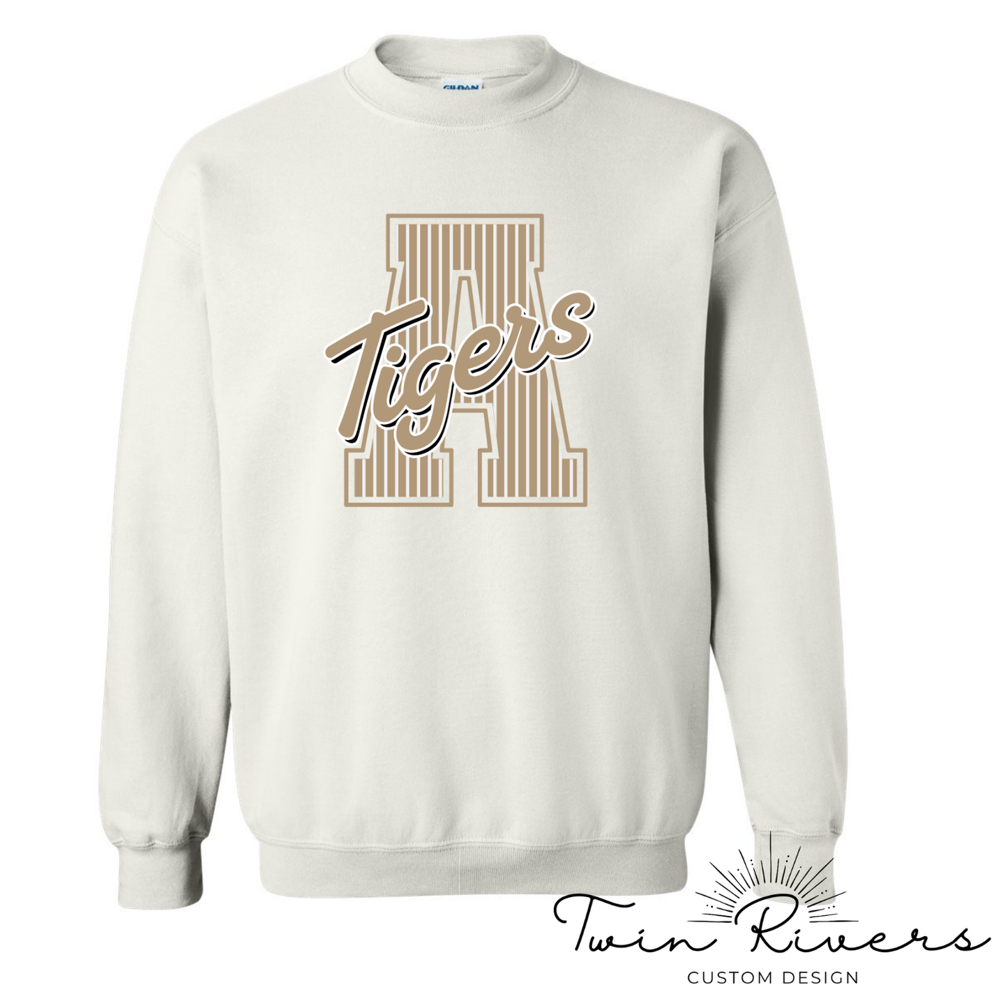 Ardmore Tigers Striped Varsity Letter Sweatshirts