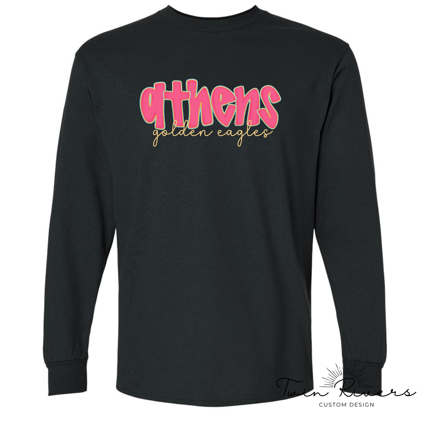Hot Pink Doodle Athens Golden Eagles