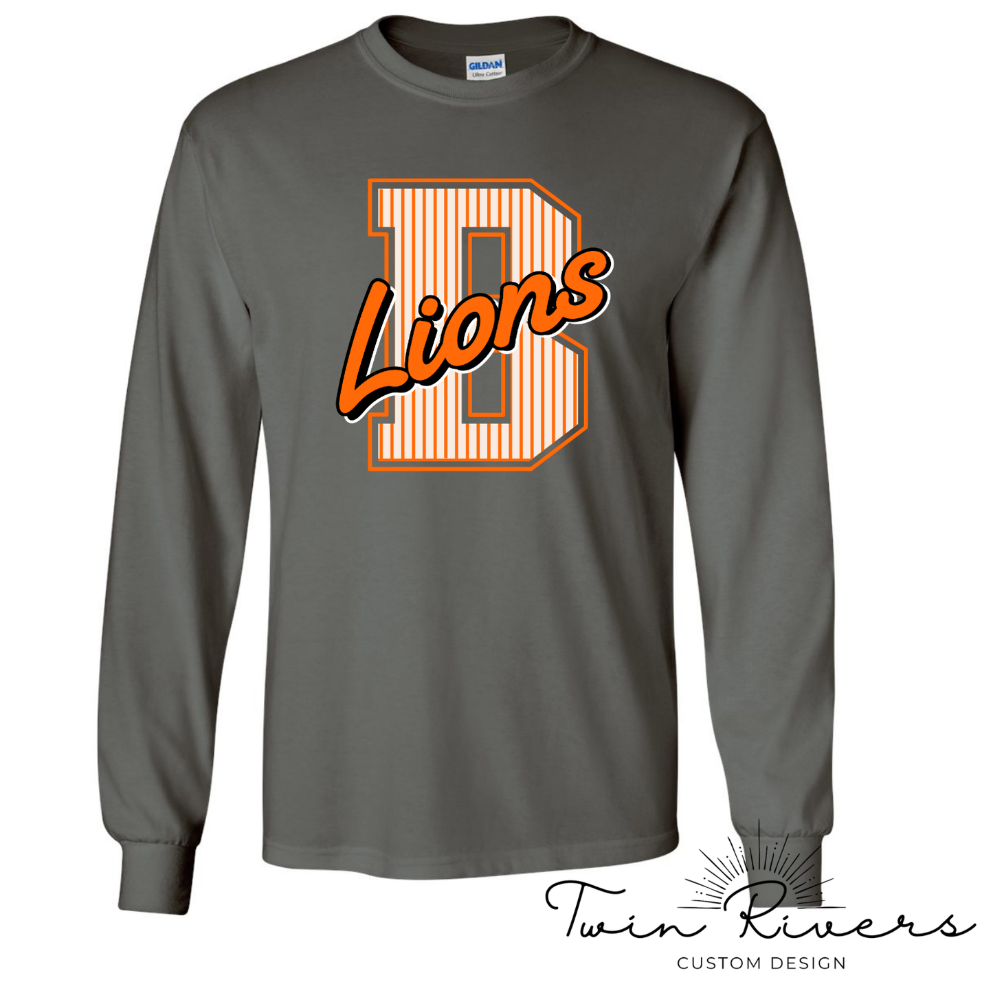Brooks Lions Varsity Striped Long Sleeve