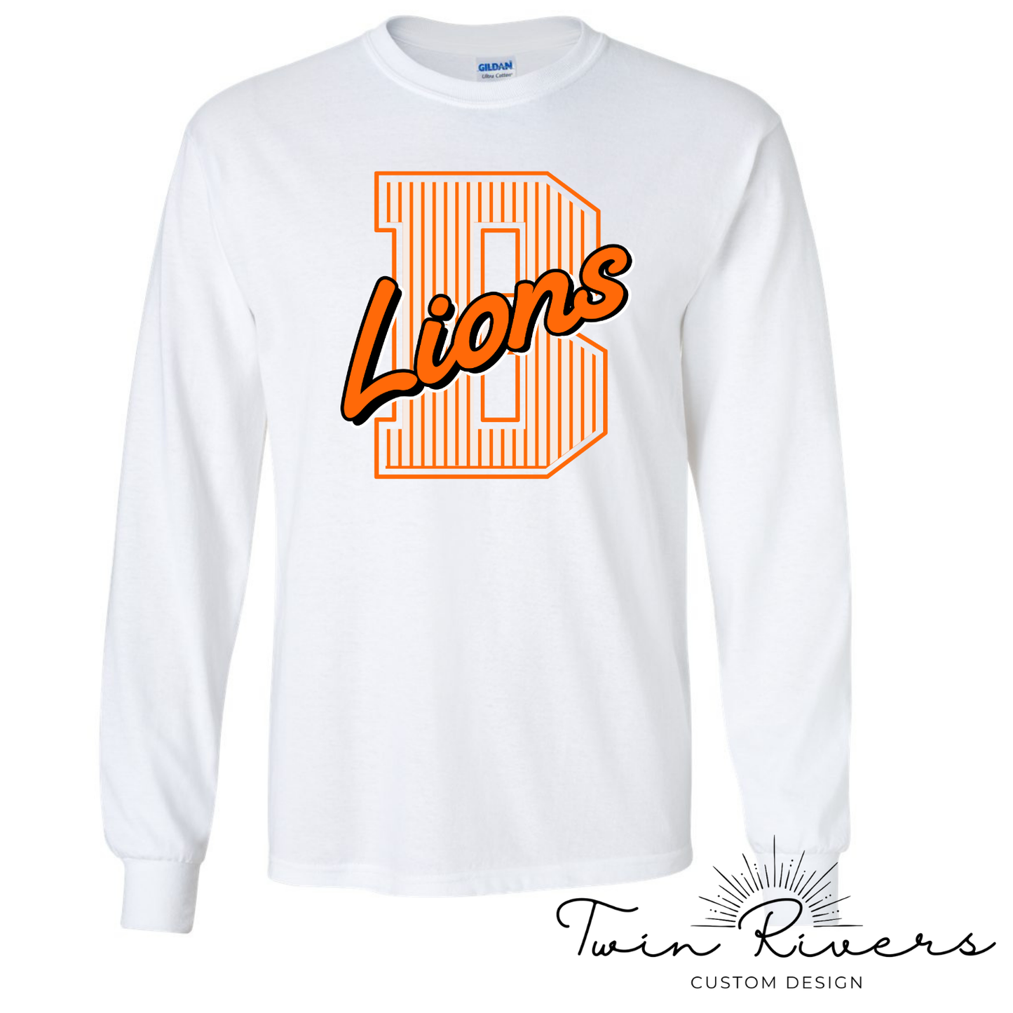 Brooks Lions Varsity Striped Long Sleeve