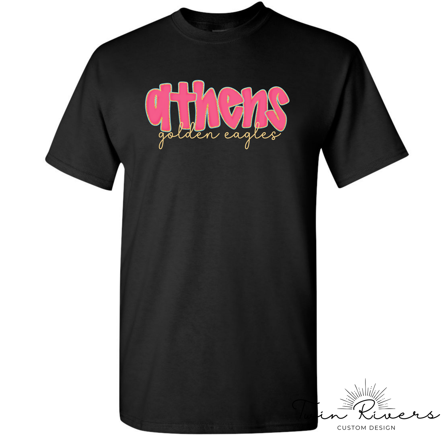 Hot Pink Doodle Athens Golden Eagles