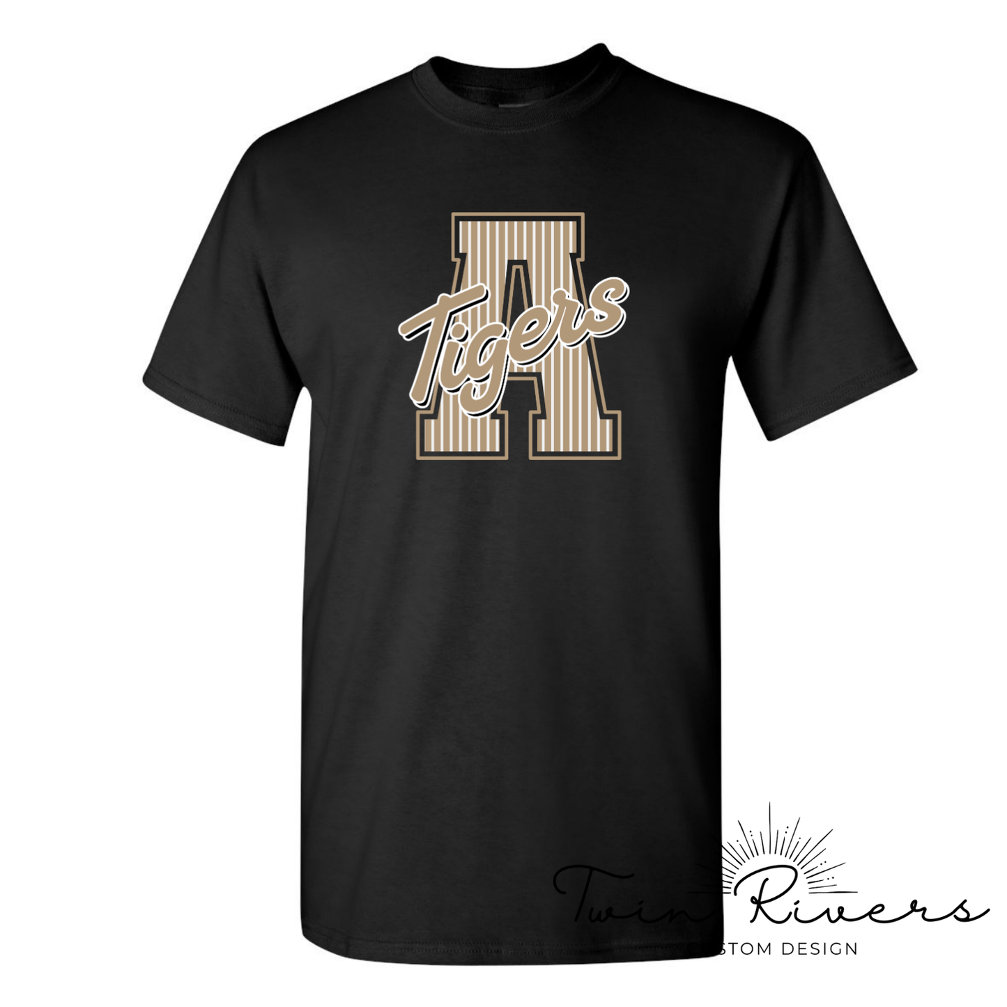 Ardmore Tigers Striped Varsity Letter Tees