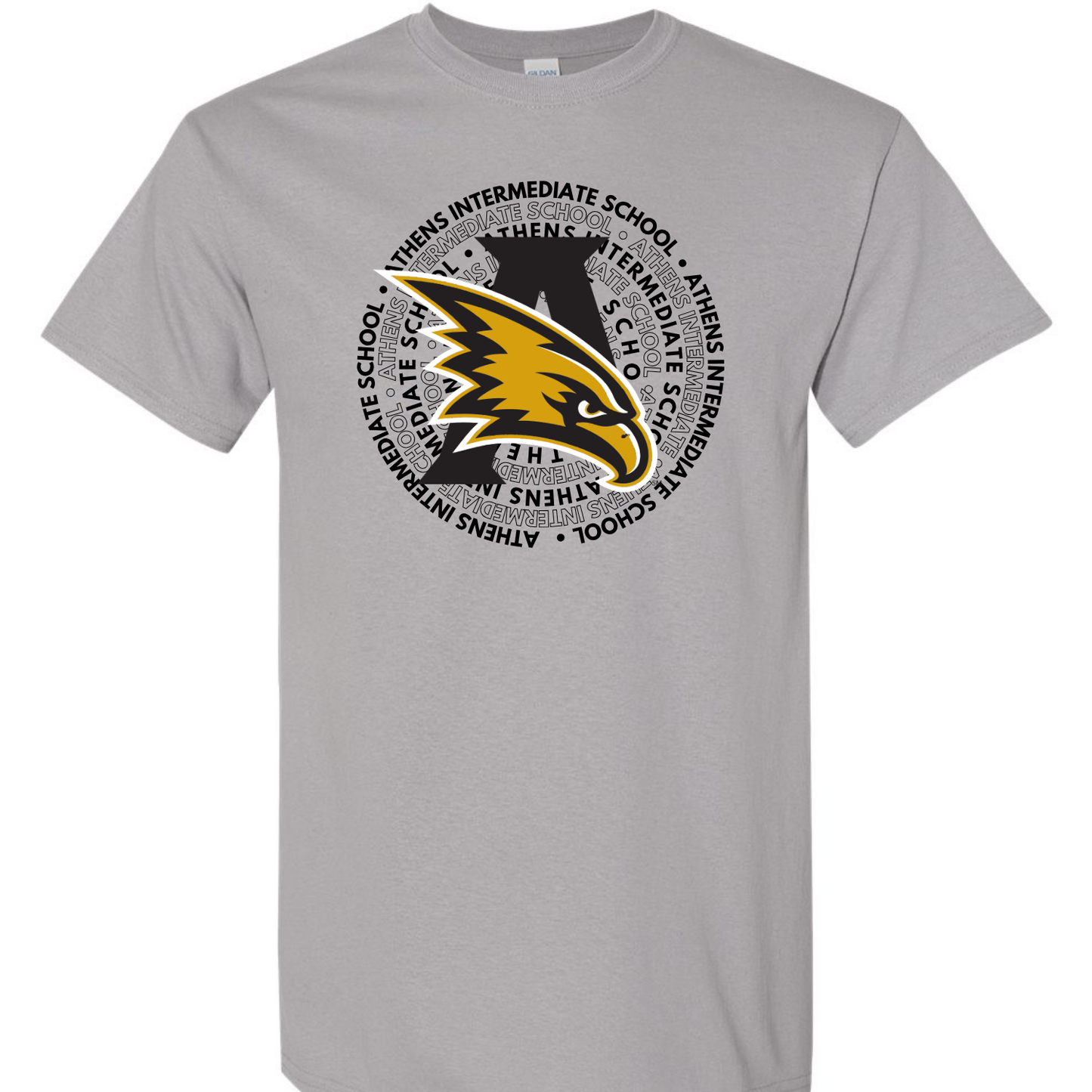 Athens Intermediate School Round Logo Short Sleeve Shirts