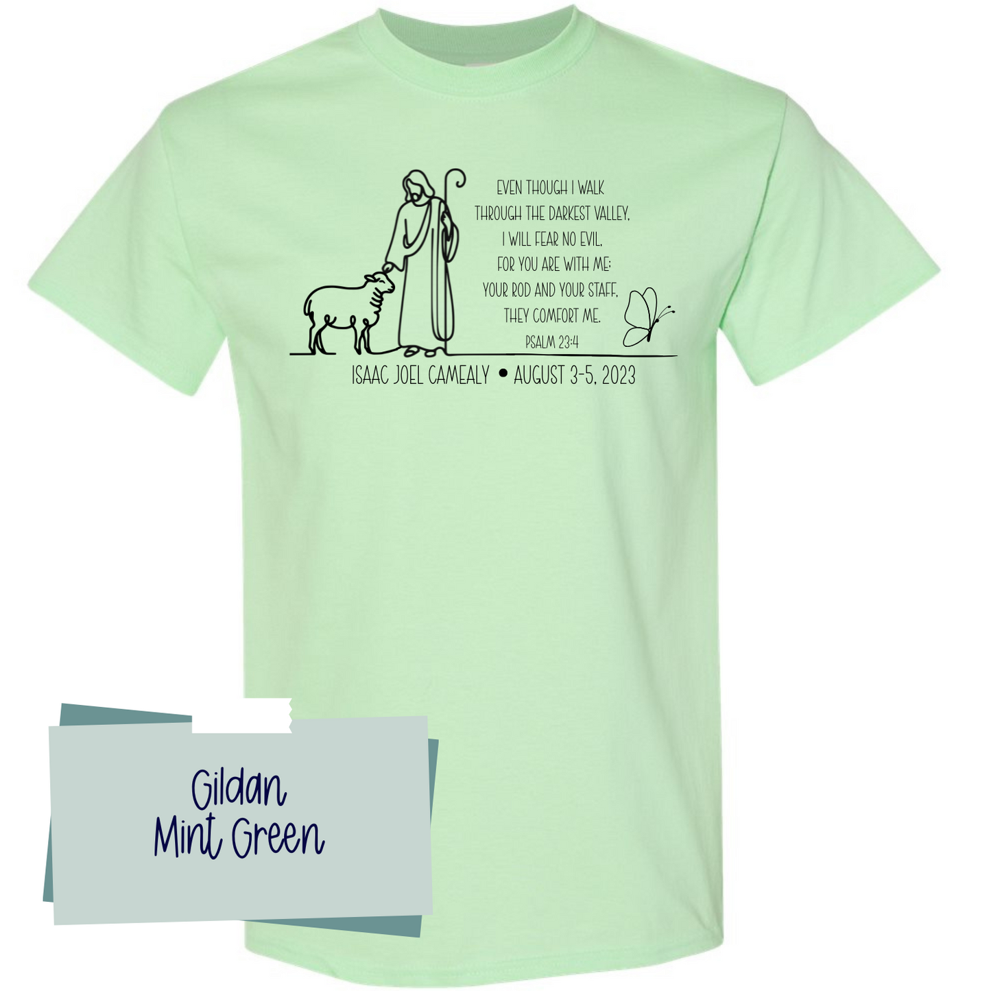 Isaac Joel Camealy Psalm 23:4 Green