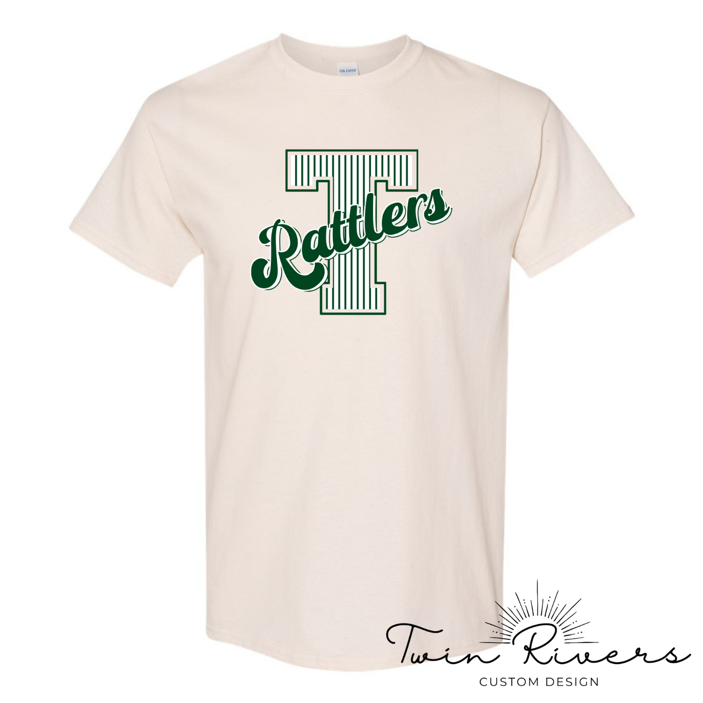 Tanner Rattlers Varsity Striped Letter Tees