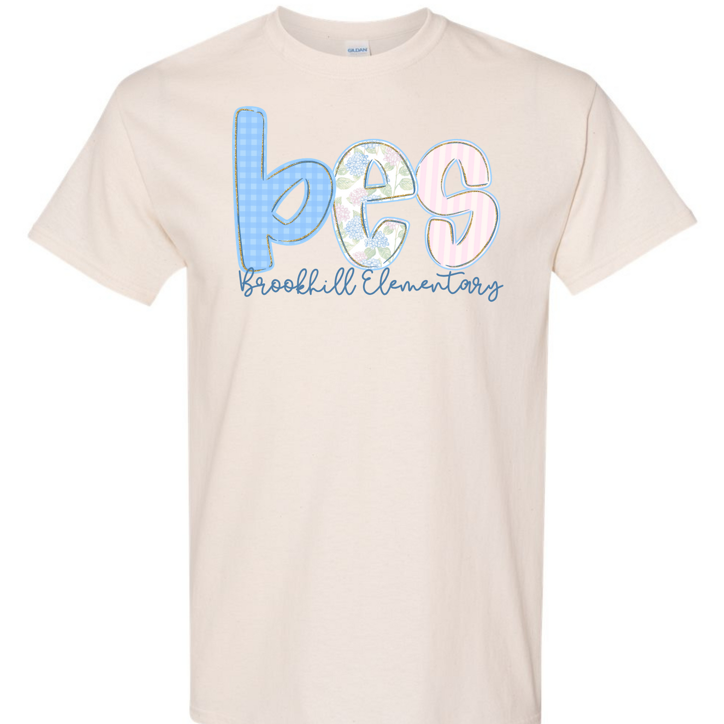 BES Floral Letters Short Sleeve Tees