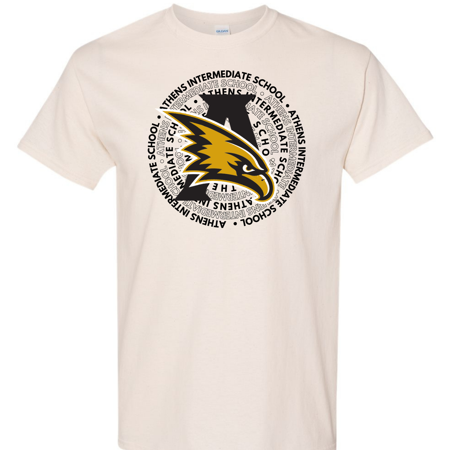 Athens Intermediate School Round Logo Short Sleeve Shirts