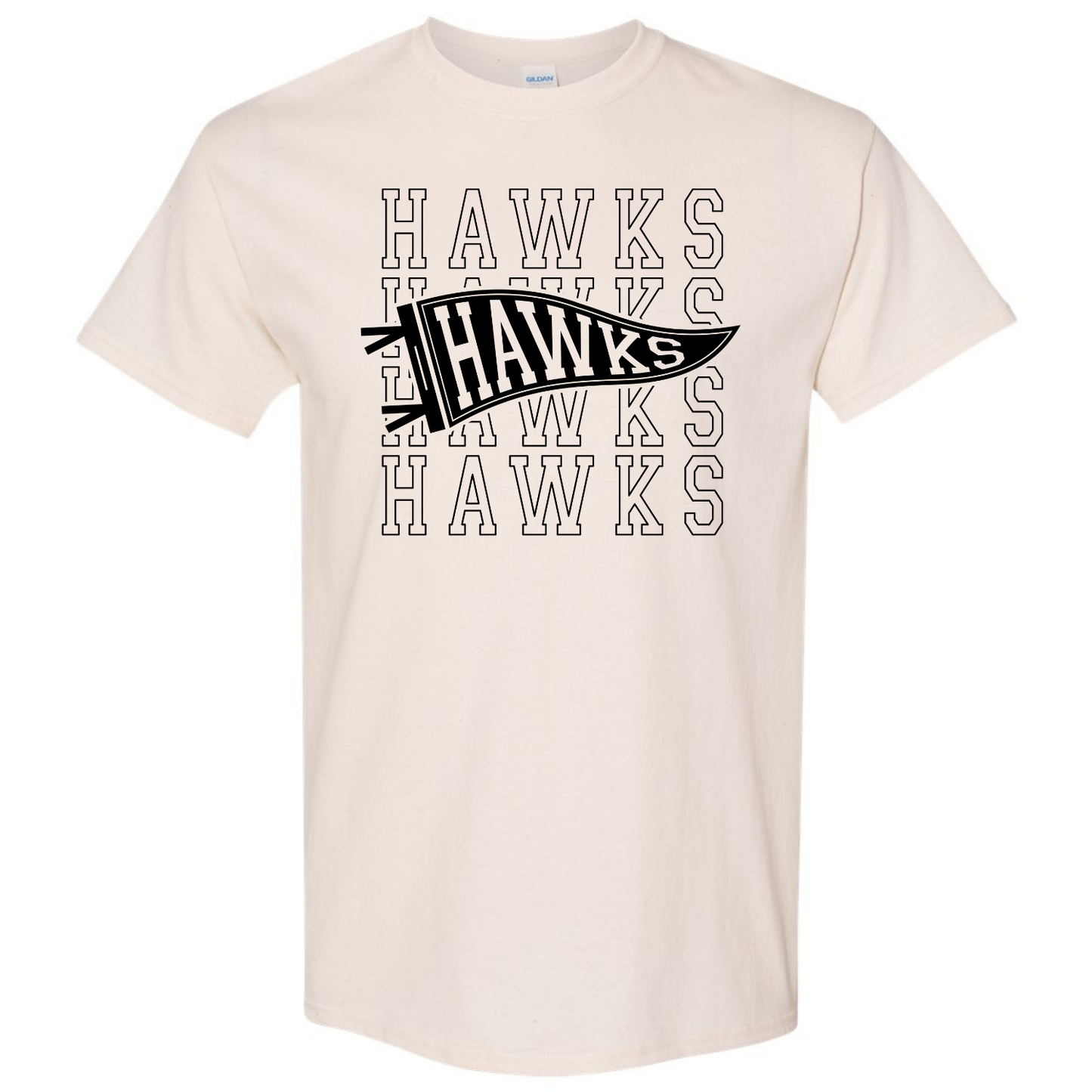 MMS Hawks Pennant Tees
