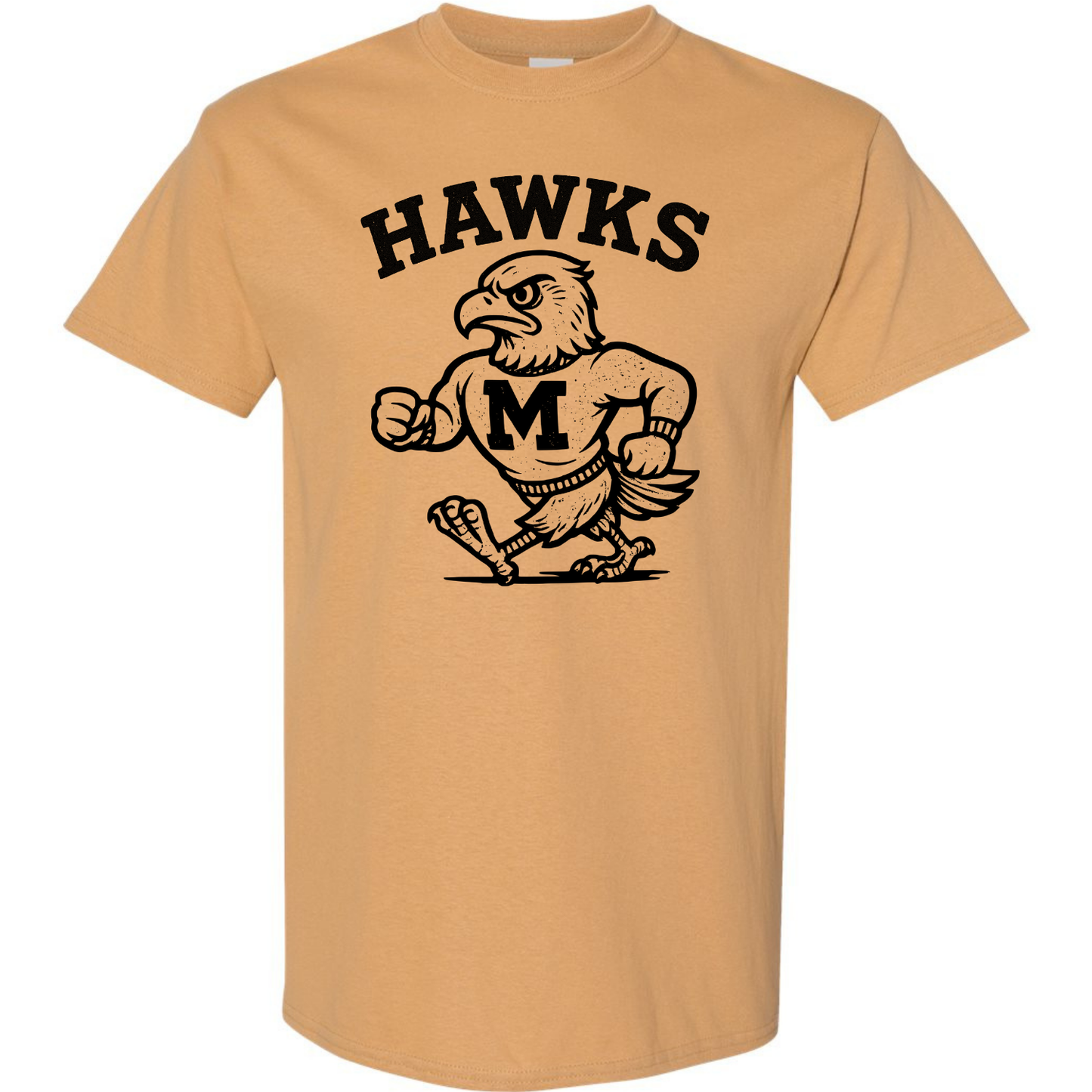 Retro Hawks Mascot Tees