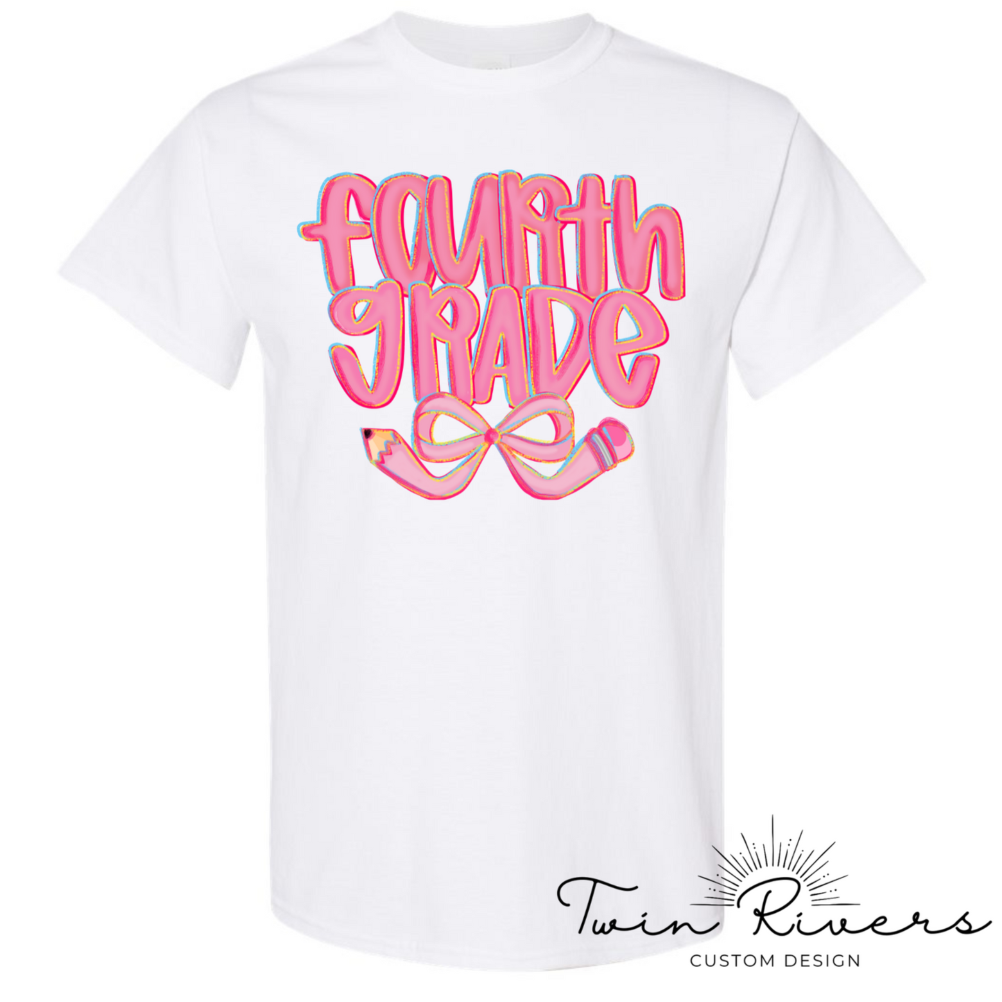 Preppy Back to School Coquette Kindergarten Fourth Grade