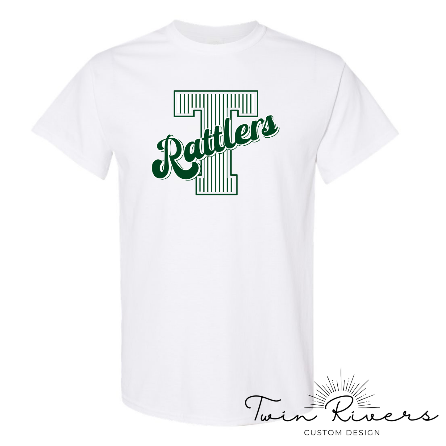 Tanner Rattlers Varsity Striped Letter Tees
