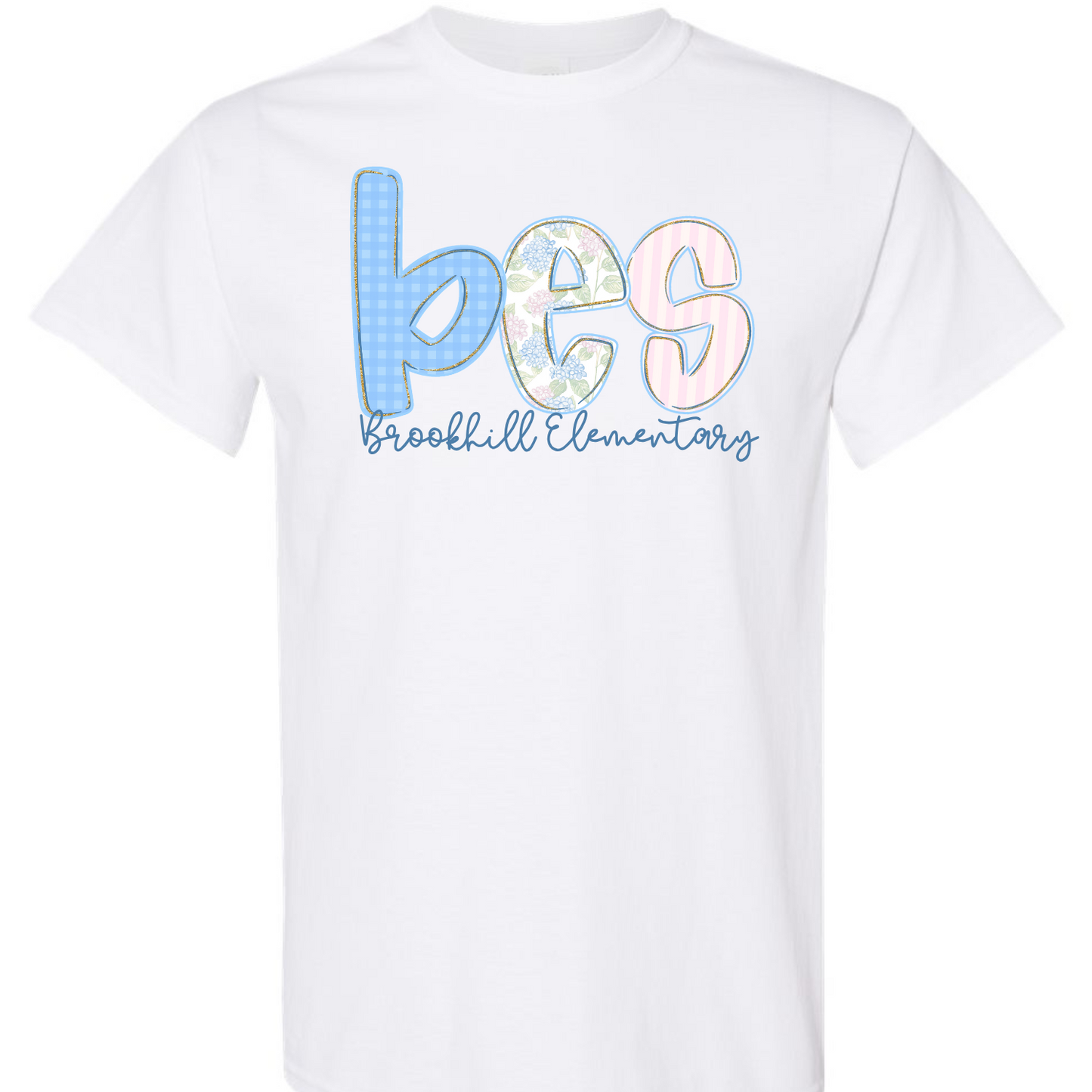 BES Floral Letters Short Sleeve Tees